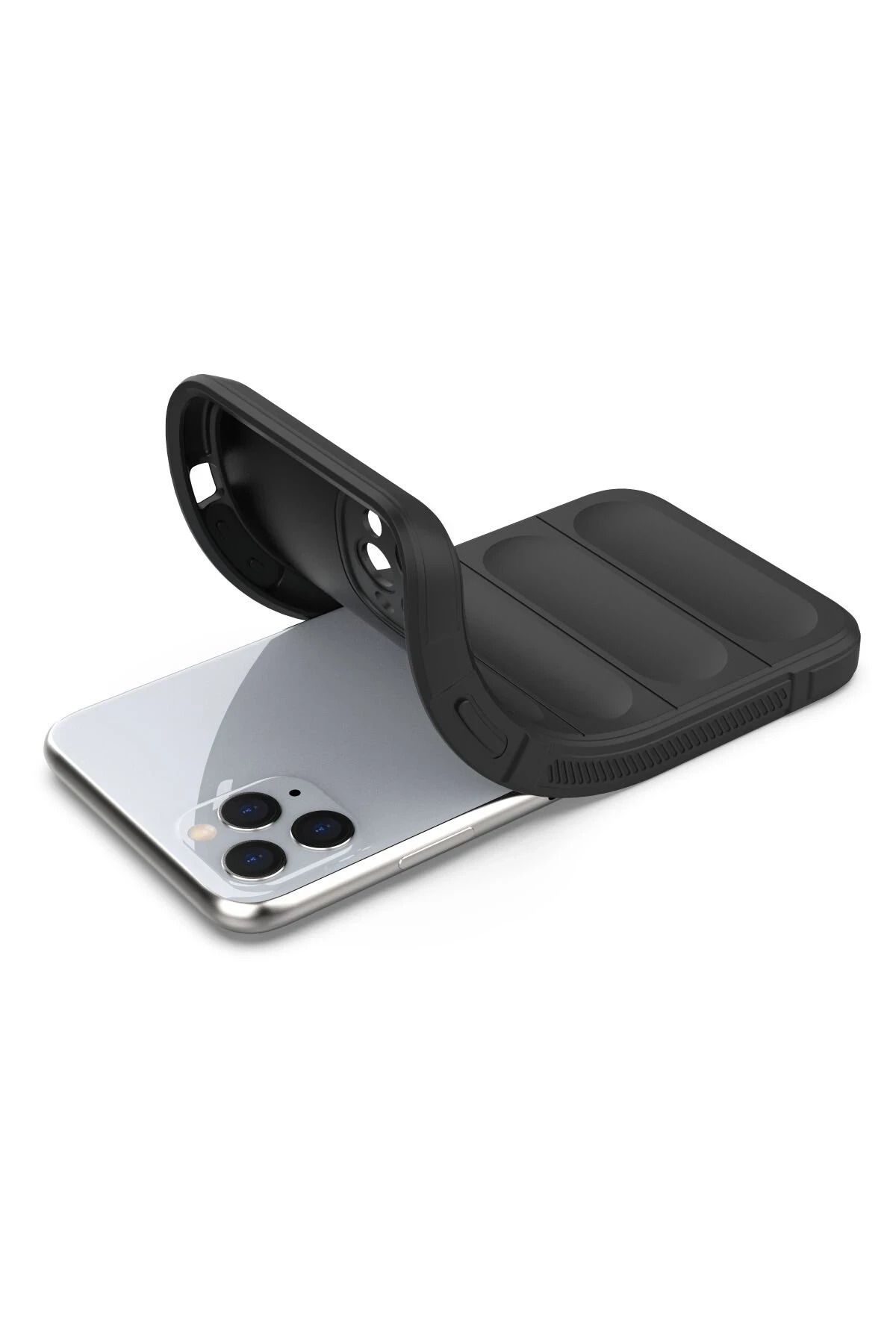 NewFace iPhone 11 Pro Kılıf Optimum Silikon - Siyah DPMAH