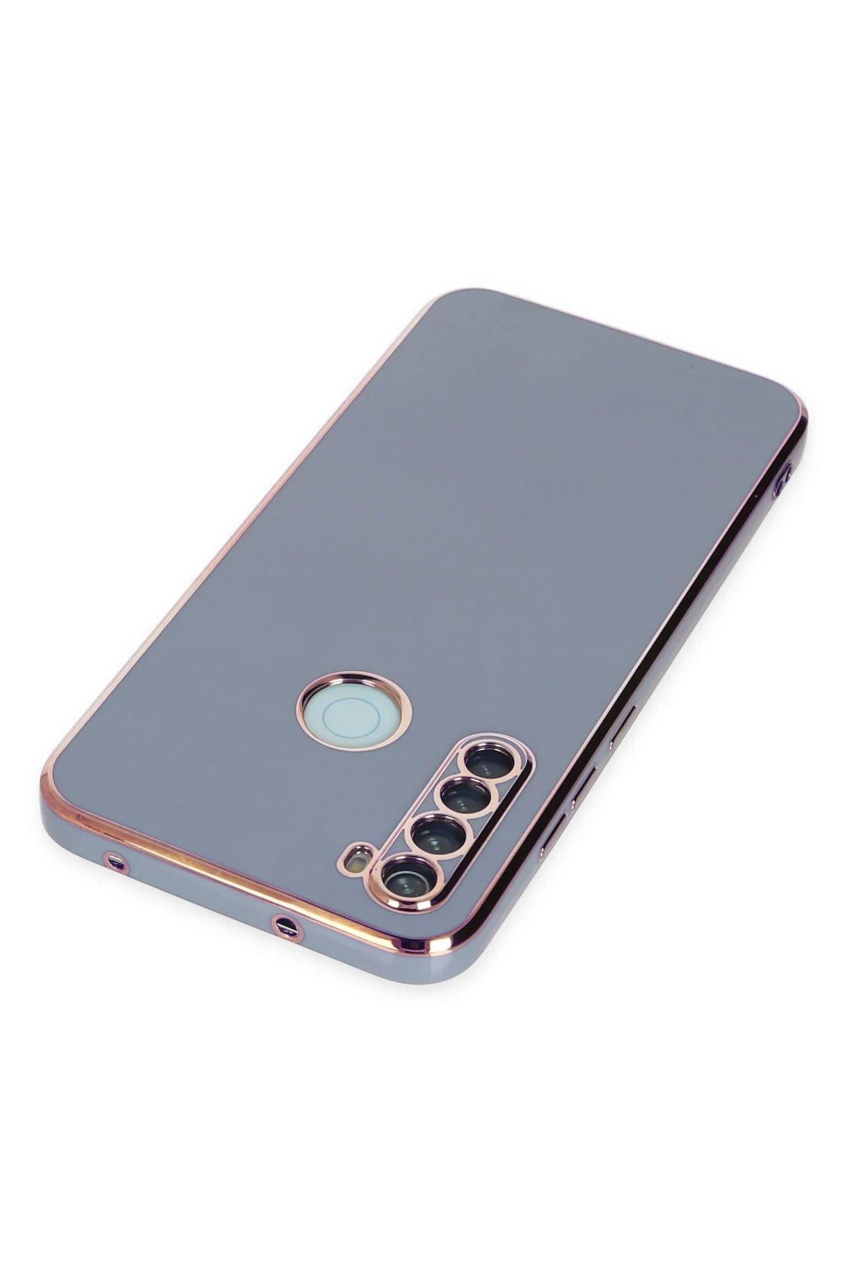 NewFace Xiaomi Redmi Note 8 Kılıf Volet Silikon - Mavi BSTMY