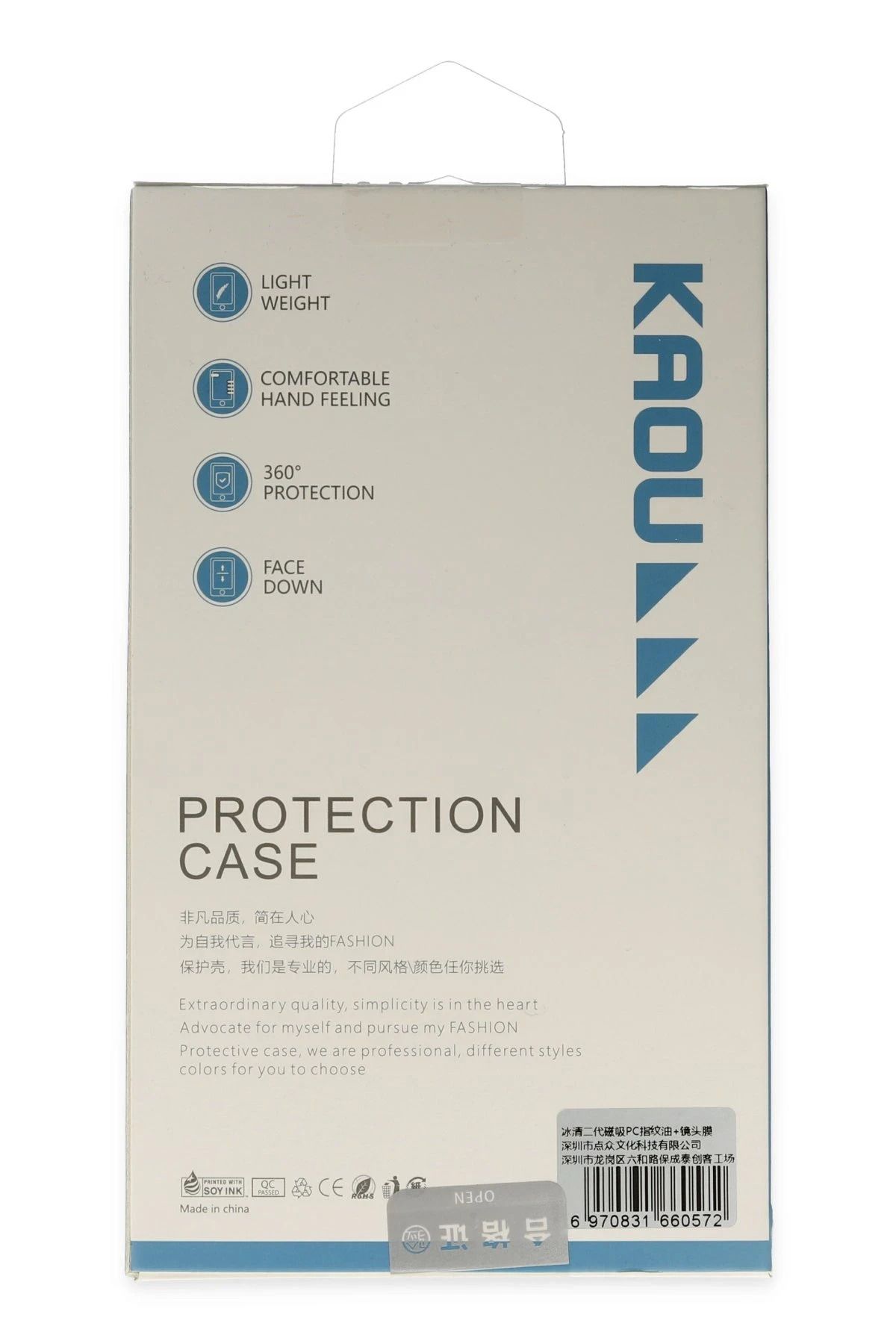 NewFace iPhone 13 Pro Max Kılıf Kaou Magneticsafe Slim Kapak - Şeffaf ALMLA