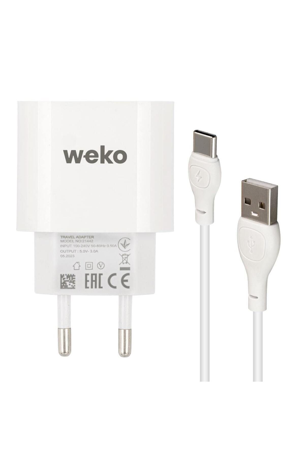 Emperium WK-21442 PDU QC 3.0 AMPER ŞARJ BAŞLIK ADAPTÖRÜ + TYPE-C KABLO (NO:1) (5122)