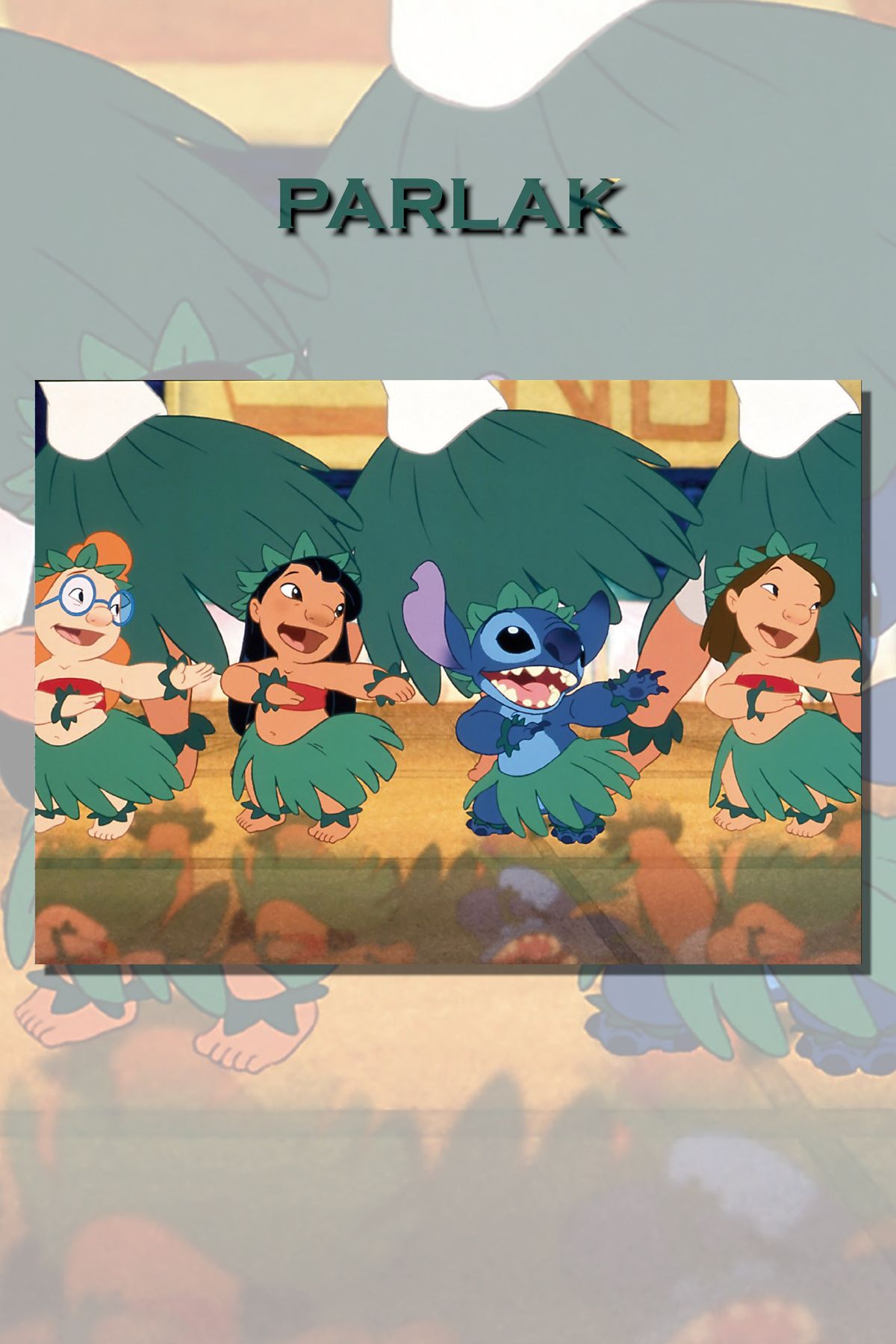 CALLWOOD Lilo ve Stiç, Stitch Çerçevesiz Film Tablo,Poster - Duvar Kağıdı Yüksek Kaliteli Baskı