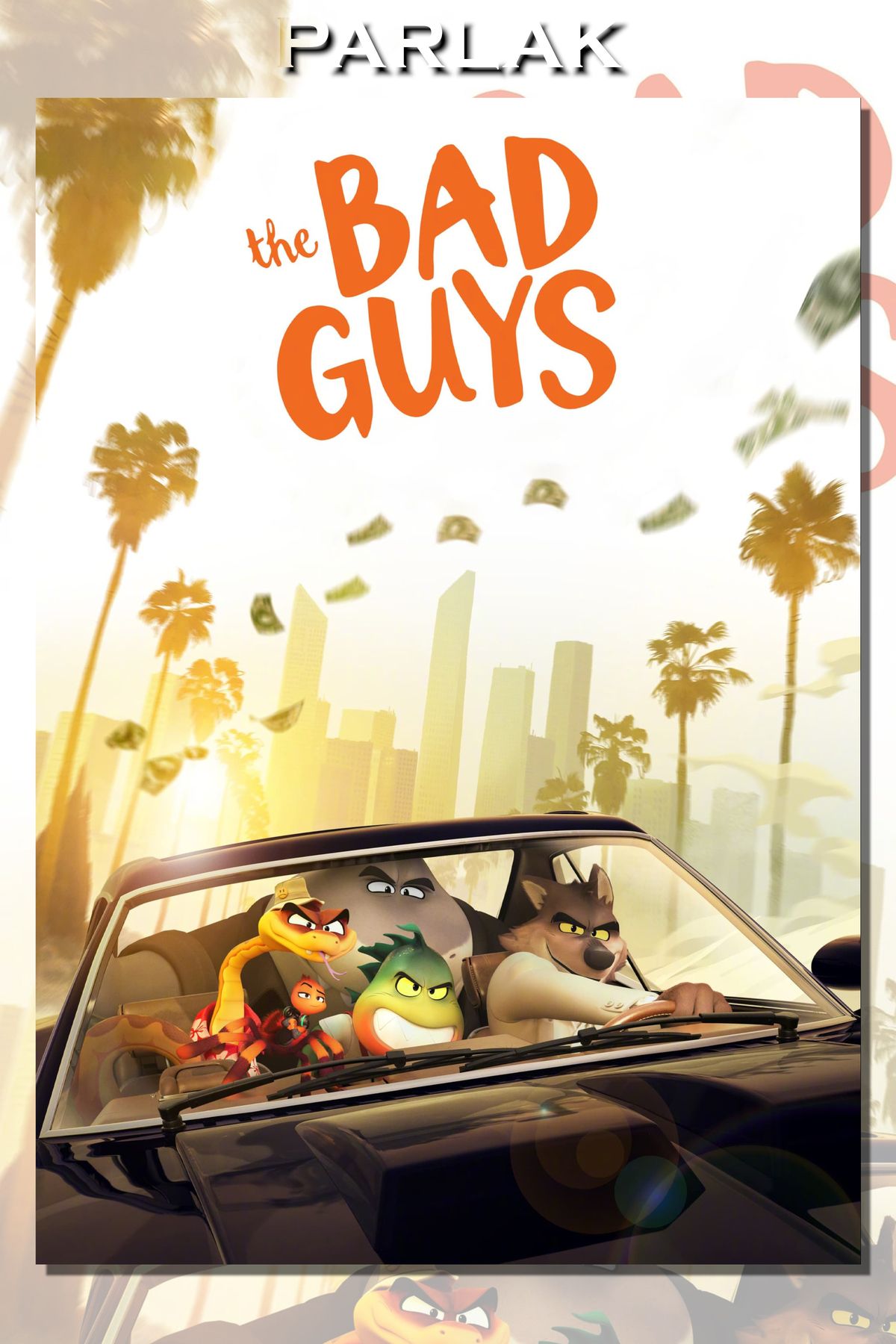 CALLWOOD The Bad Guys Çerçevesiz Animasyon Tablo,Poster - Duvar Kağıdı Yüksek Kaliteli Baskı