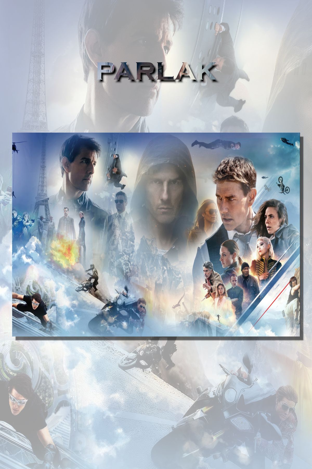 CALLWOOD Görevimiz Tehlike Çerçevesiz Film Tablo,Poster - Duvar Kağıdı Yüksek Kaliteli Baskı