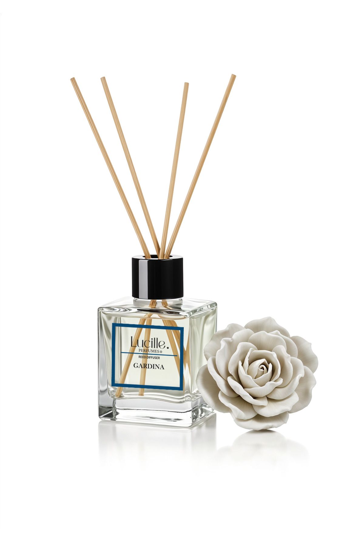 Lucille Esanslı Kalıcı Kokulu Gardina Aromalı Bambu Çubuklu Oda Kokusu - 200 Ml Özel Kutusunda