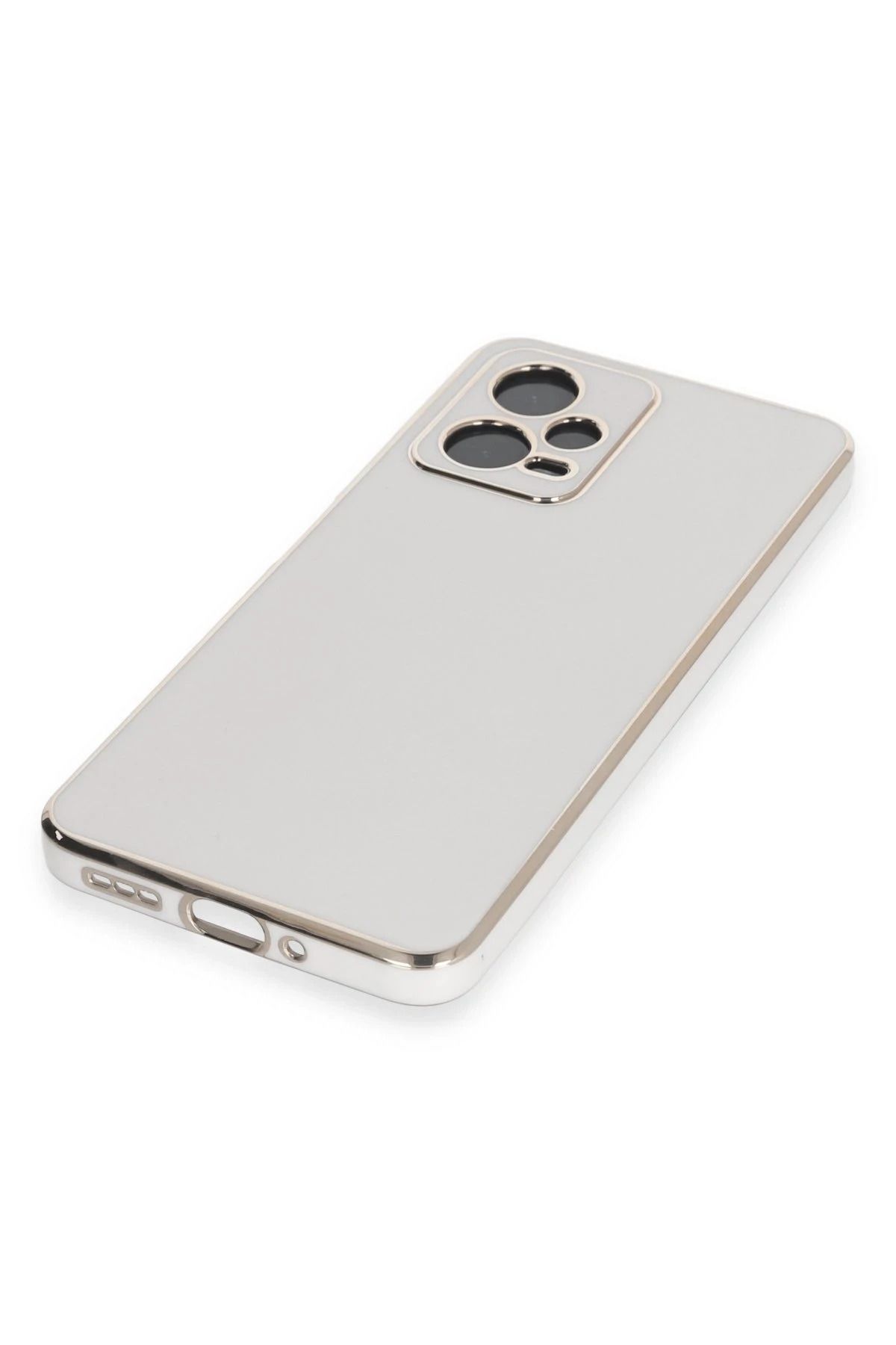 NewFace Xiaomi Poco X5 5G Kılıf Volet Silikon - Beyaz DPMAH