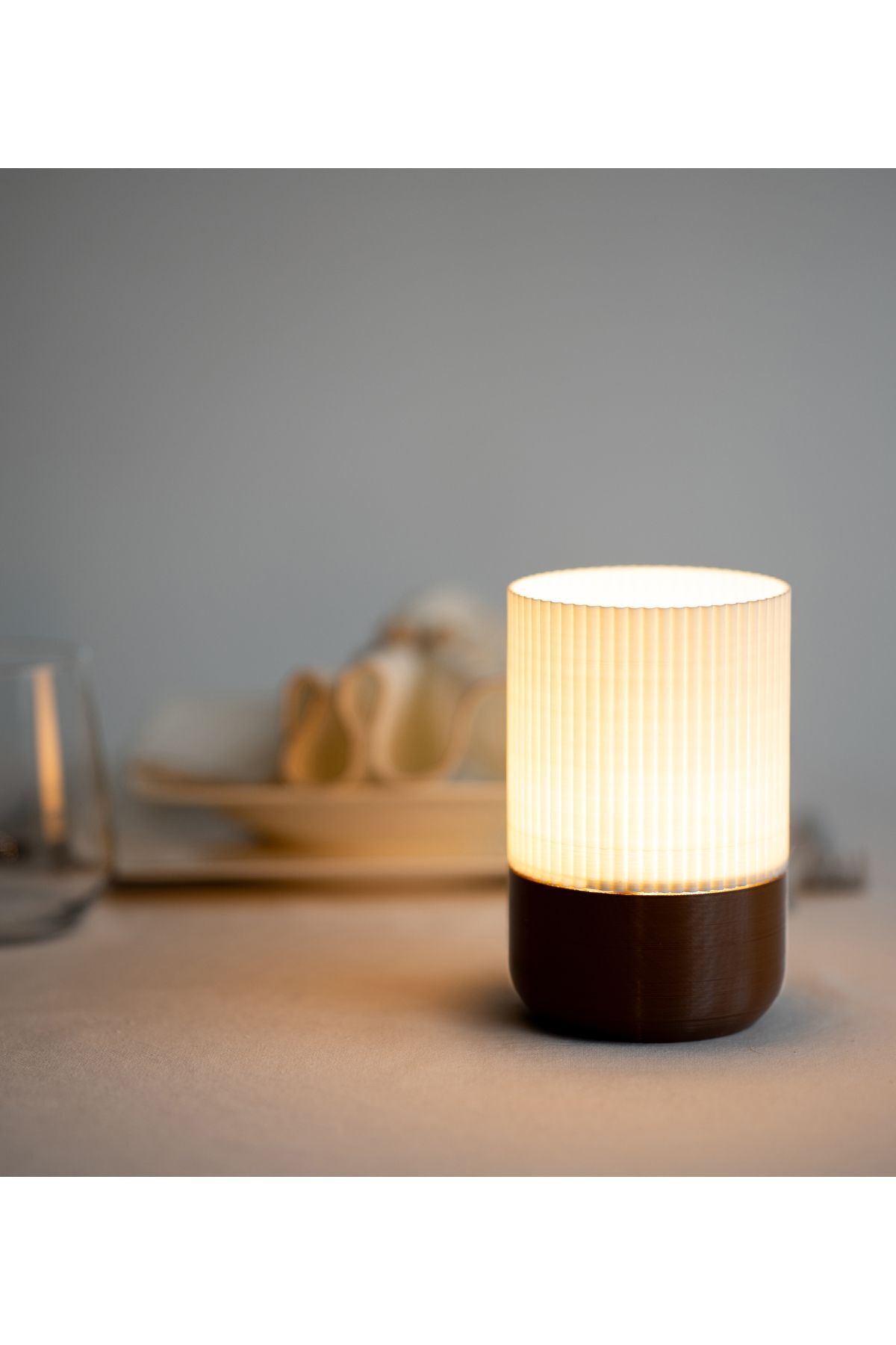 ser3d Modern Tasarım Candle Serisi Masa Lambası & Aplik | Şarjlı