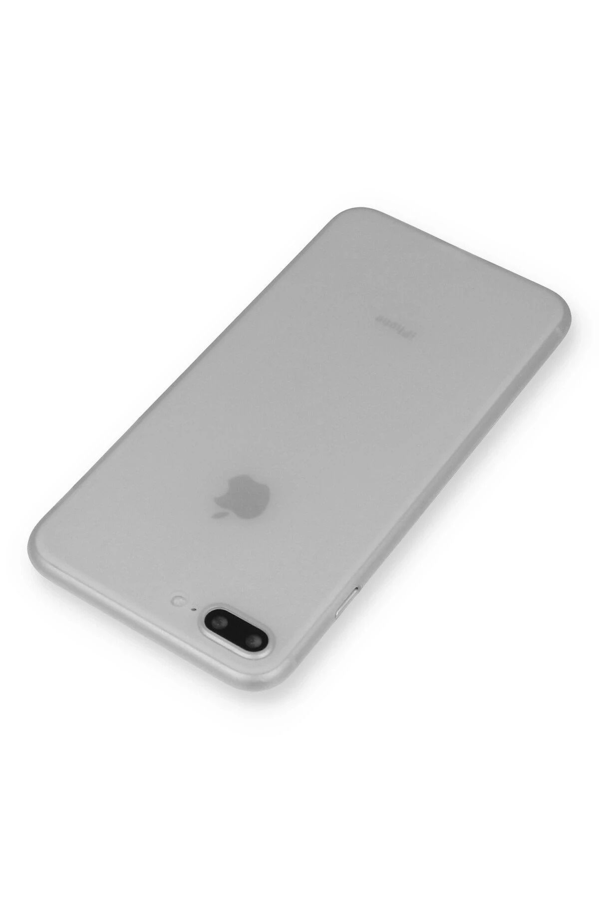 NewFace iPhone 7 Plus Kılıf PP Ultra İnce Kapak - Beyaz NRMSA
