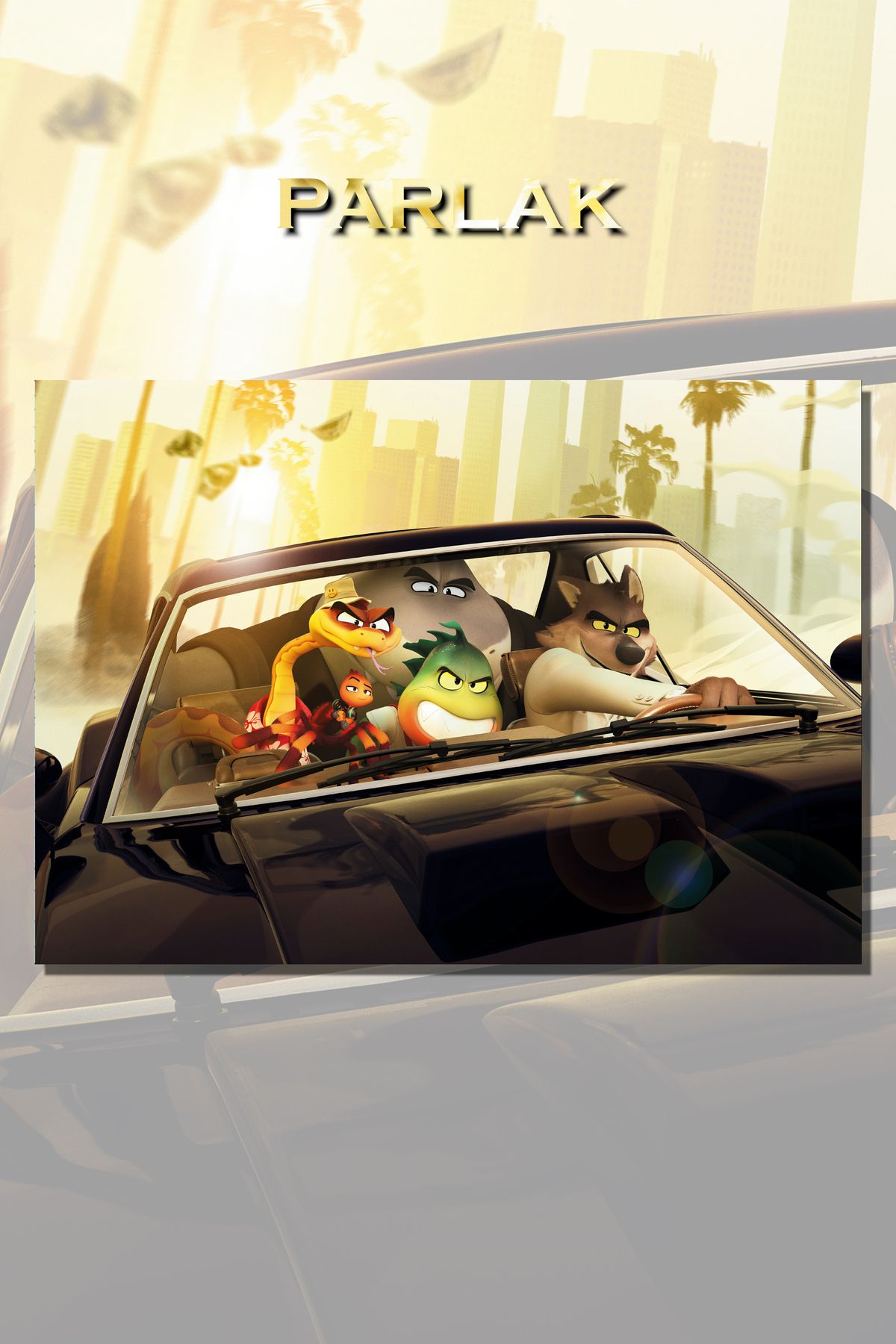 CALLWOOD The Bad Guys Çerçevesiz Animasyon Tablo,Poster - Duvar Kağıdı Yüksek Kaliteli Baskı