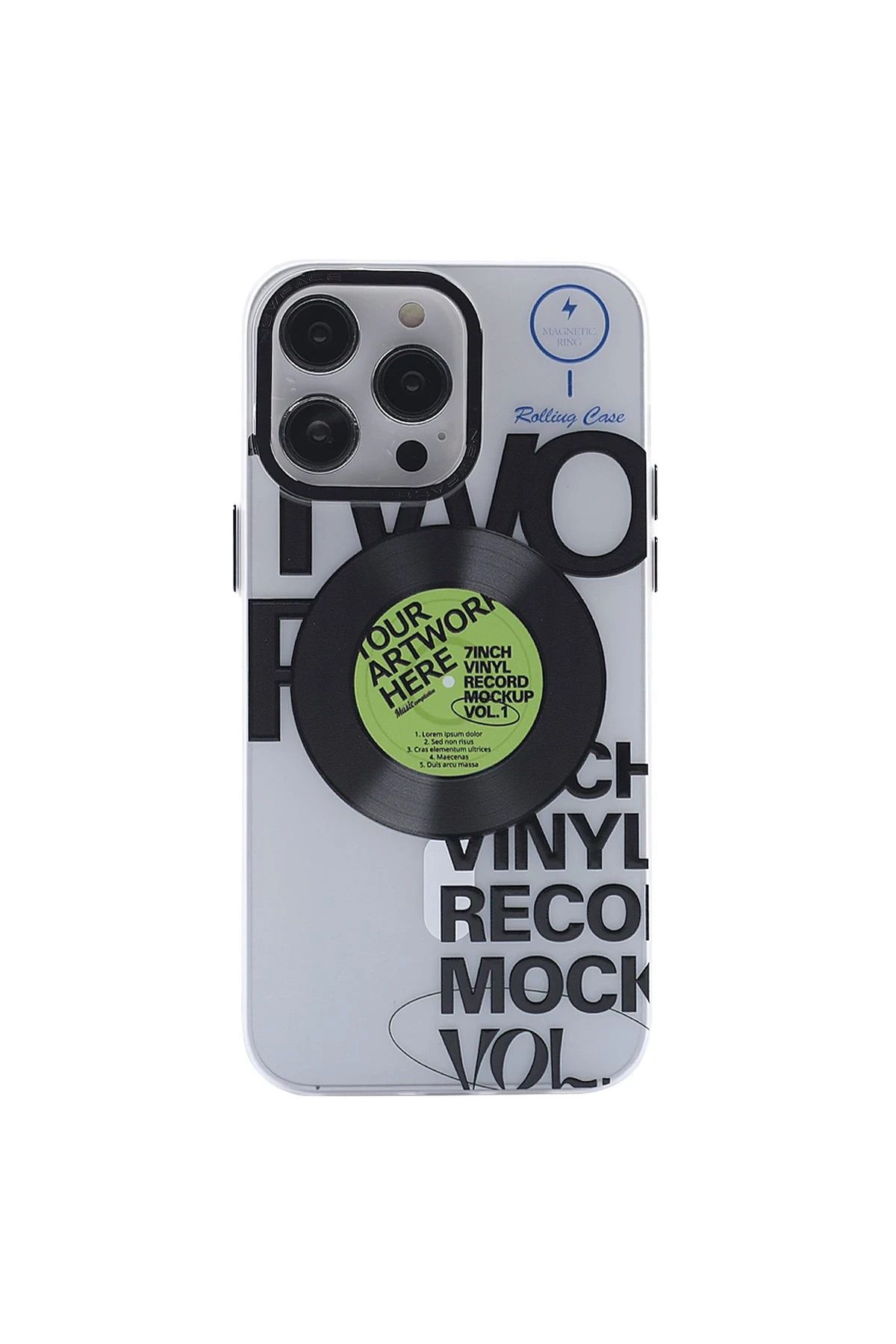 NewFace iPhone 14 Pro Kılıf Apollo Magneticsafe Desenli Kapak - Apollo Şeffaf - 5 BSTMY