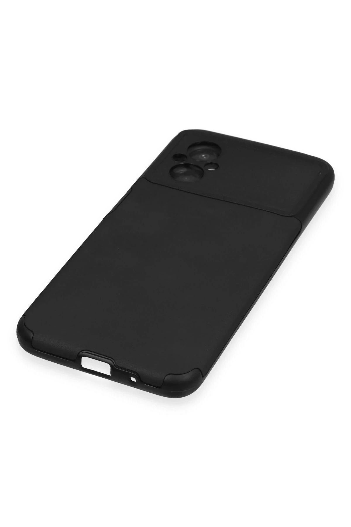 NewFace Xiaomi Poco M5 Kılıf Loop Deri Silikon - Siyah WLZOR