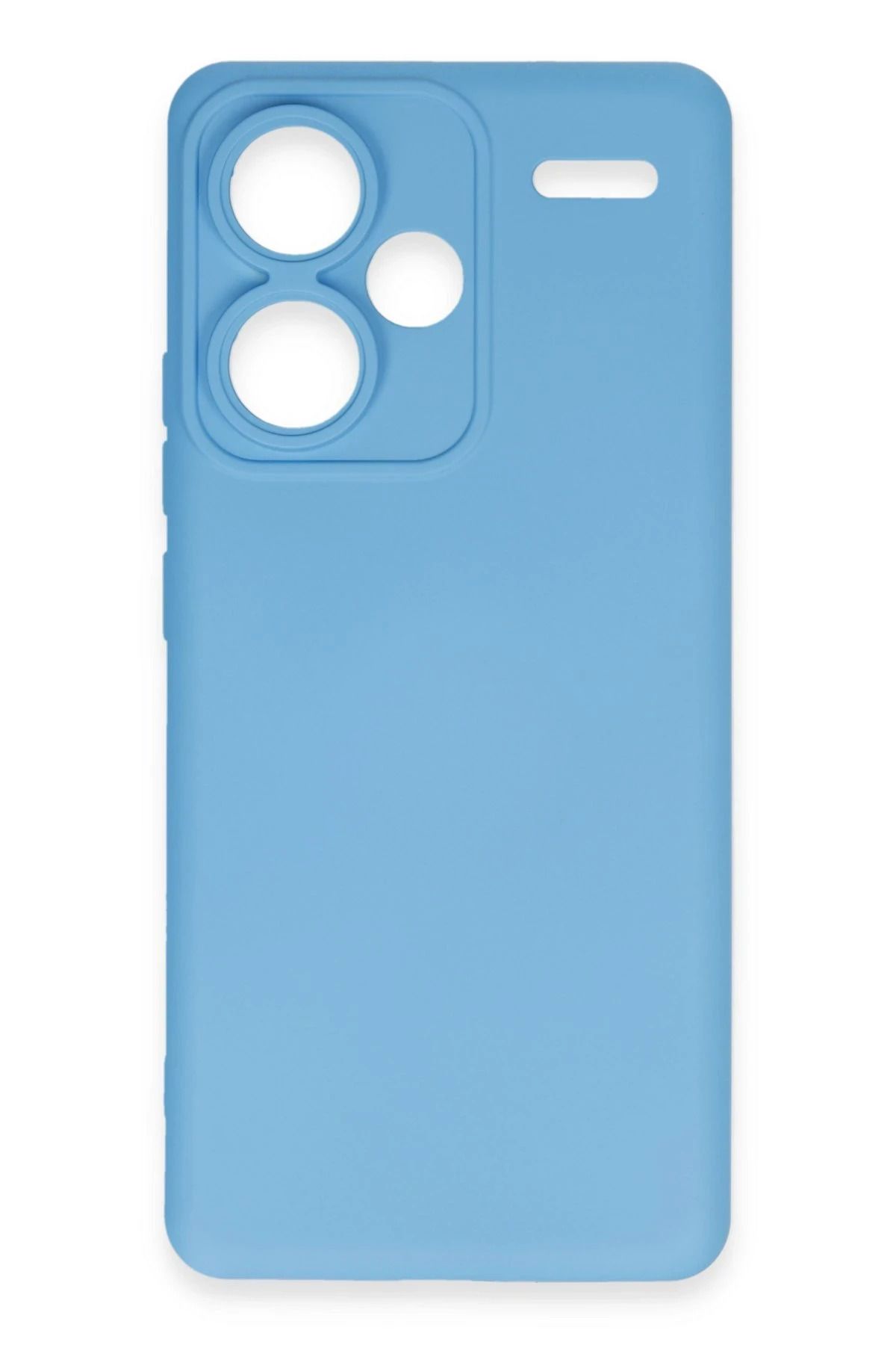 NewFace Xiaomi Redmi Note 13 Pro Plus Kılıf Nano içi Kadife Silikon - Mavi uyumlu