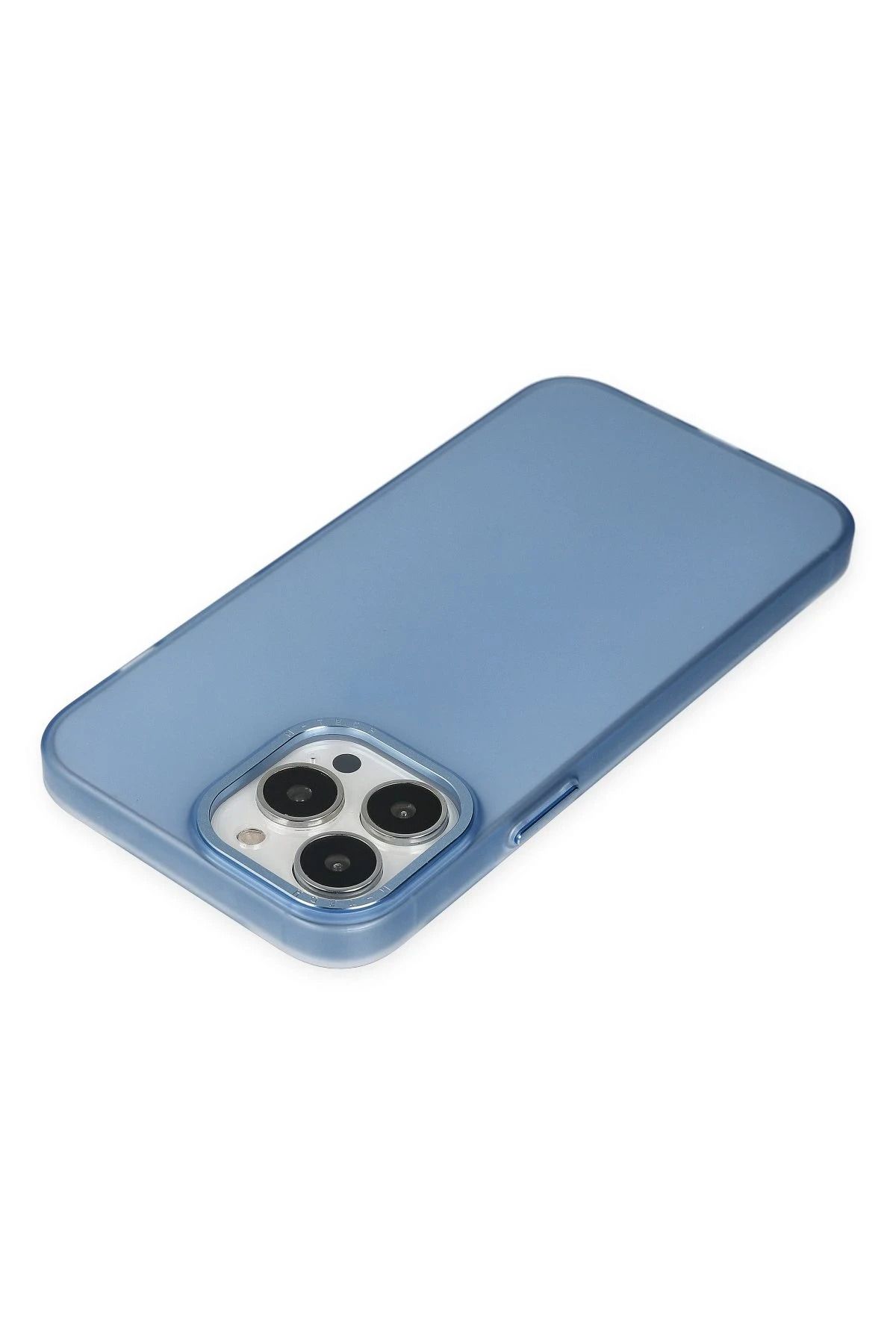 NewFace iPhone 13 Pro Kılıf Modos Metal Kapak - Mavi DPMAH