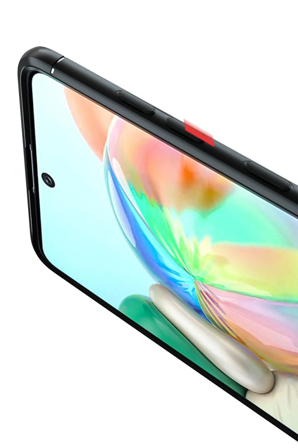 NewFace Samsung Galaxy M31S Kılıf Range Yüzüklü Silikon - Siyah BSTMY