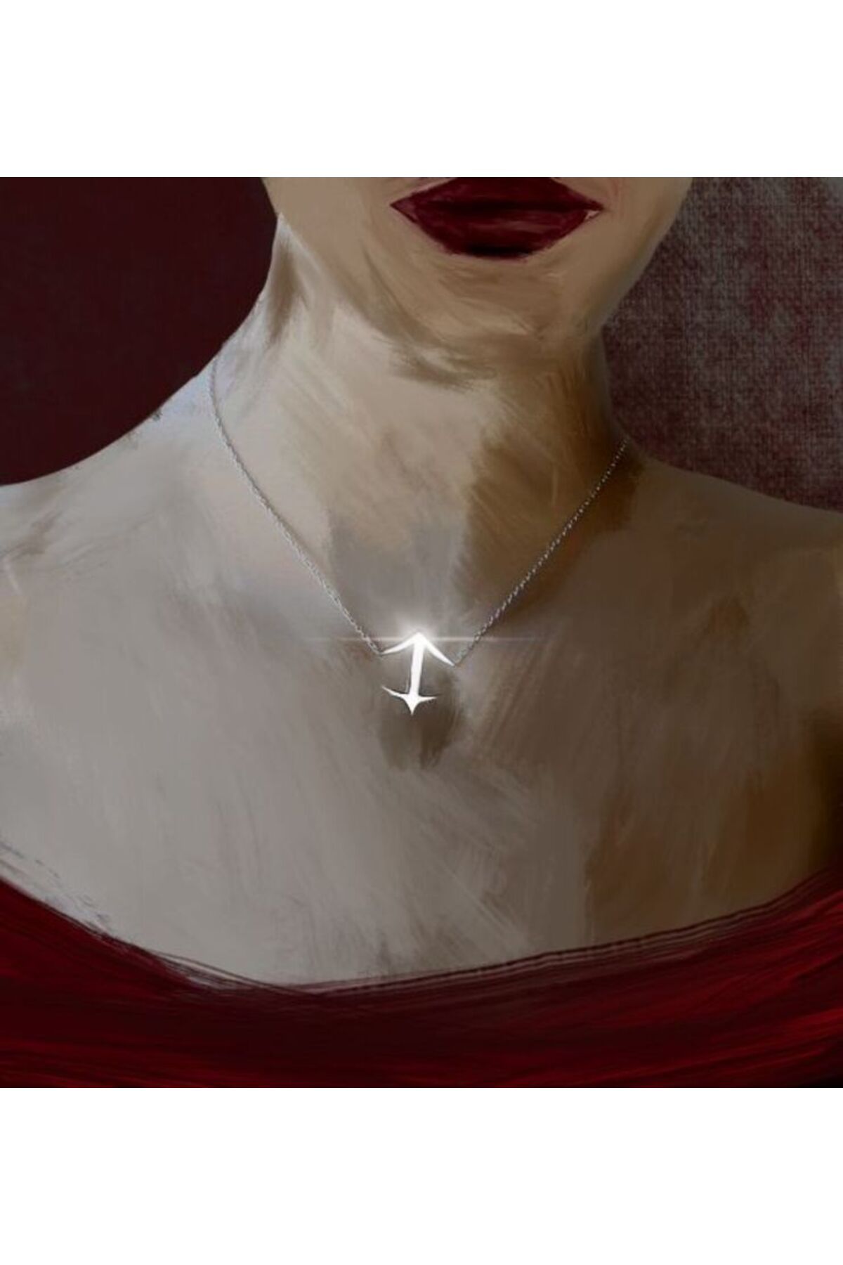 Alldo Jewelry Yay Burcu Gümüş kolye 925 ayar