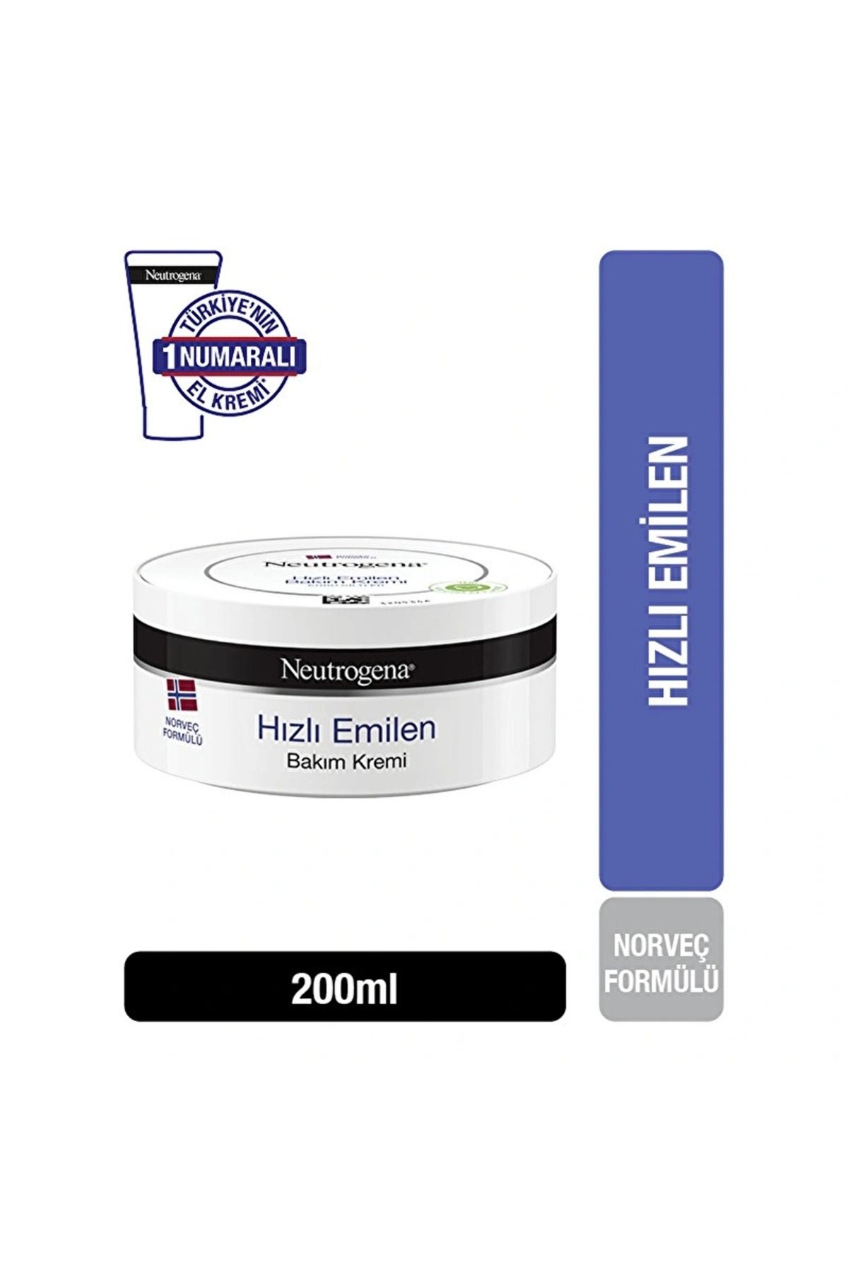 Neutrogena Bakım Kremi Norveç Formülü Hızlı Emilen 200 ml
