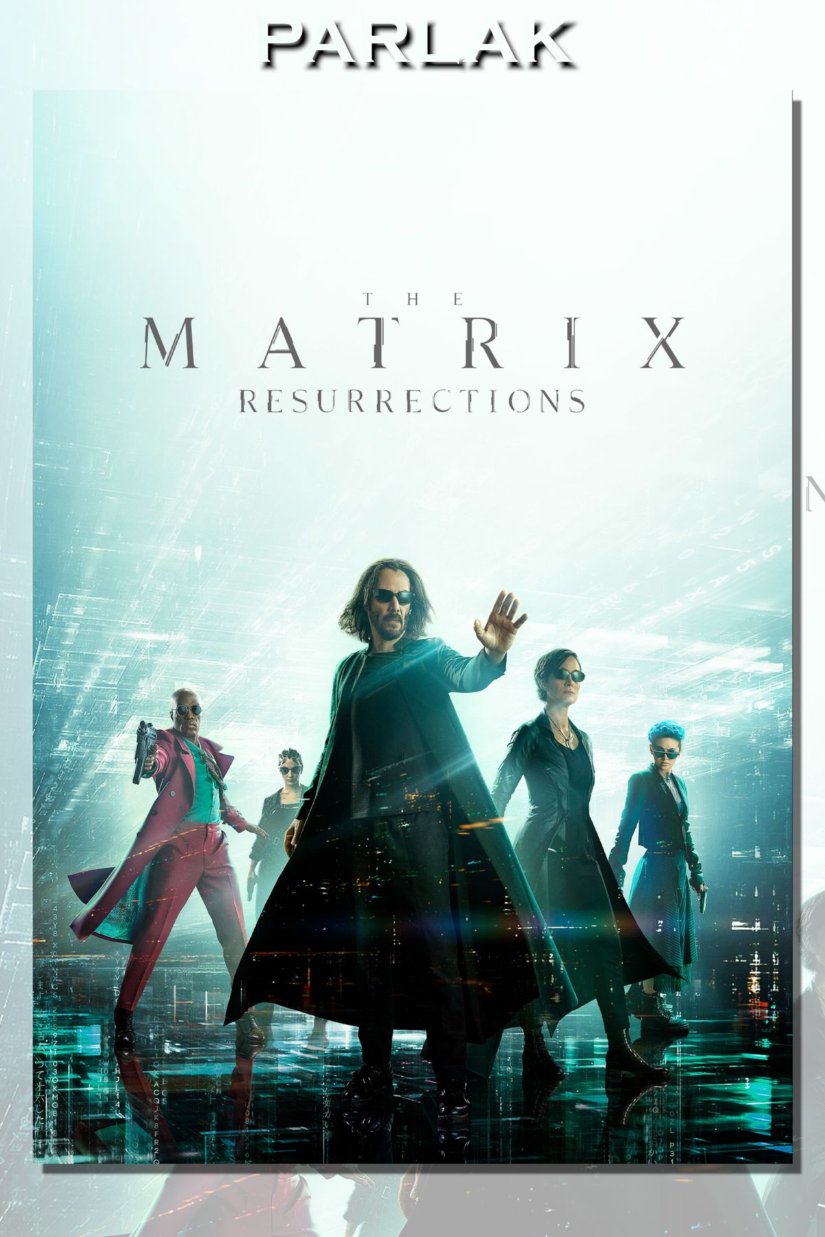 CALLWOOD The Matrix Çerçevesiz Film Tablo,Poster - Duvar Kağıdı Yüksek Kaliteli Baskı