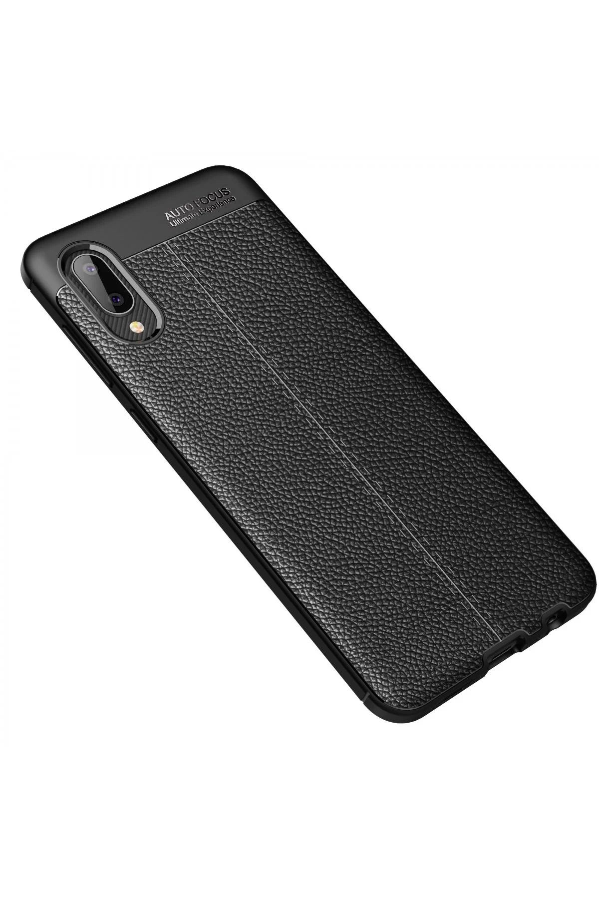 NewFace Samsung Galaxy A02 Kılıf Auto Focus Kapak - Siyah DPMAH