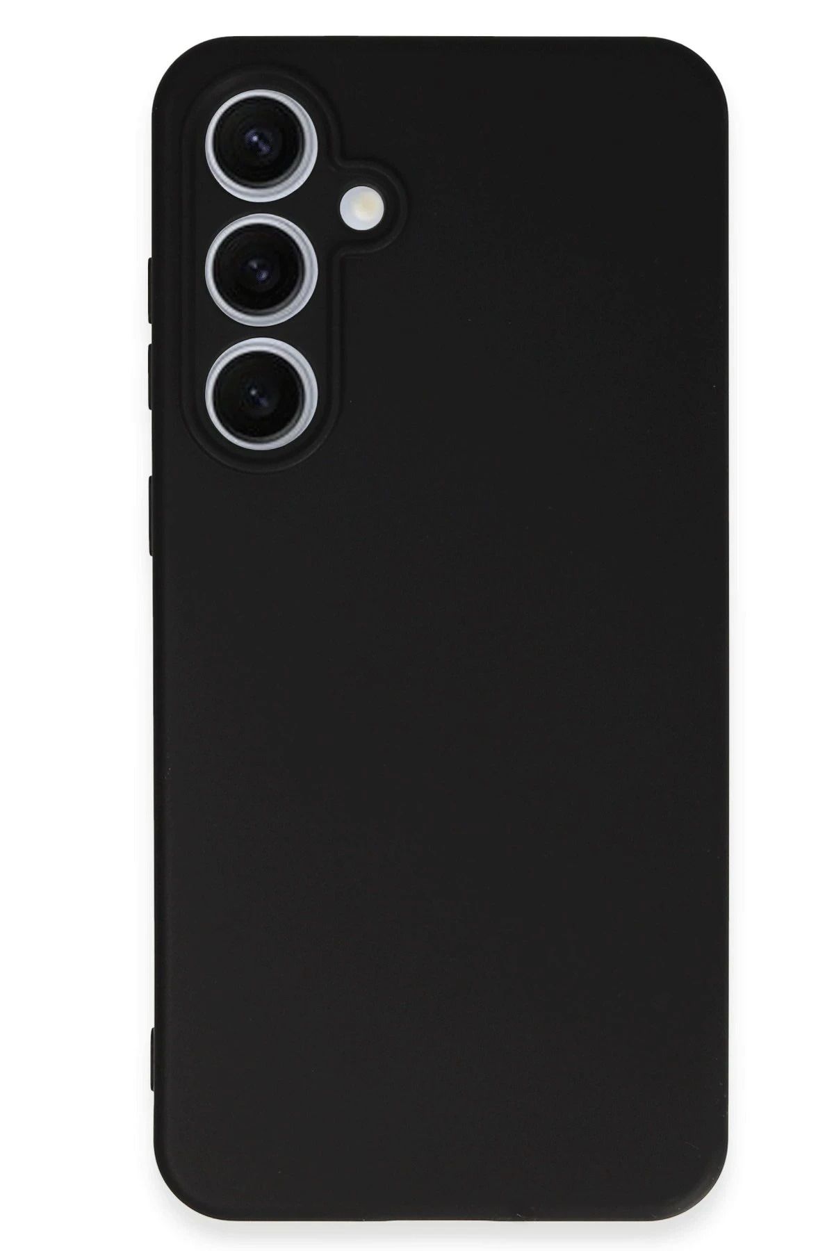 NewFace uyumlu Galaxy S24 FE Kılıf Nano içi Kadife Silikon - Siyah SVLRS