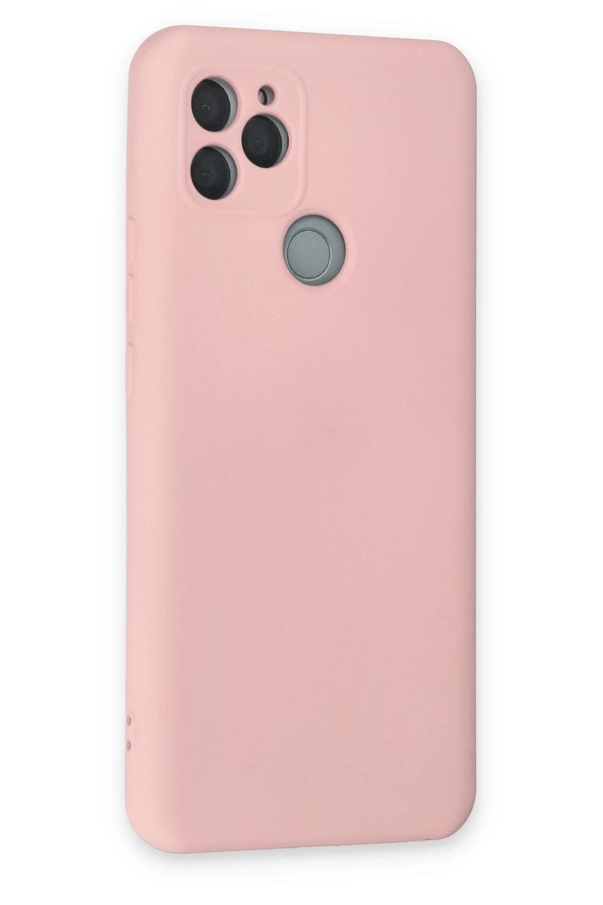 NewFace General Mobile GM 21  Uyumlu Kılıf Nano içi Kadife Silikon - Pudra BSTMY