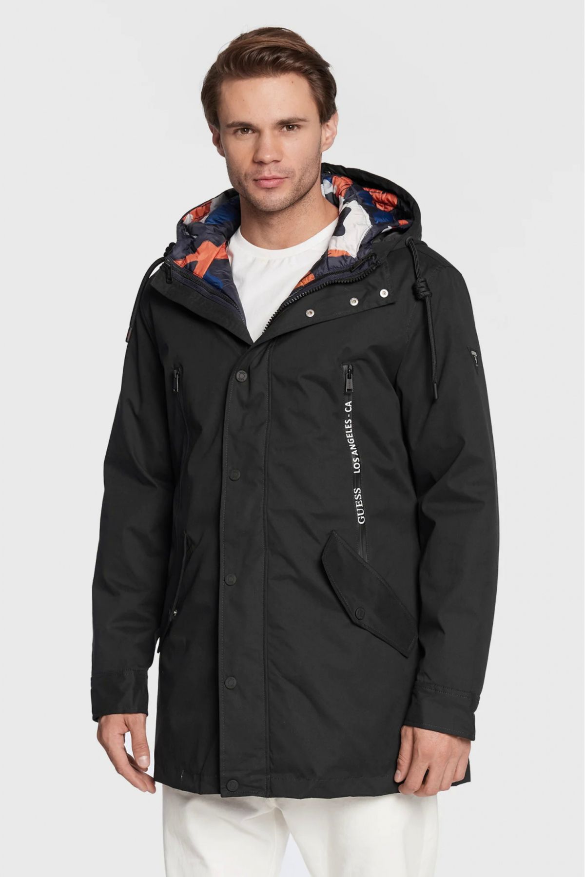 Guess-Guess reversible quilted jacket M2BL36 Black XL INTL 1