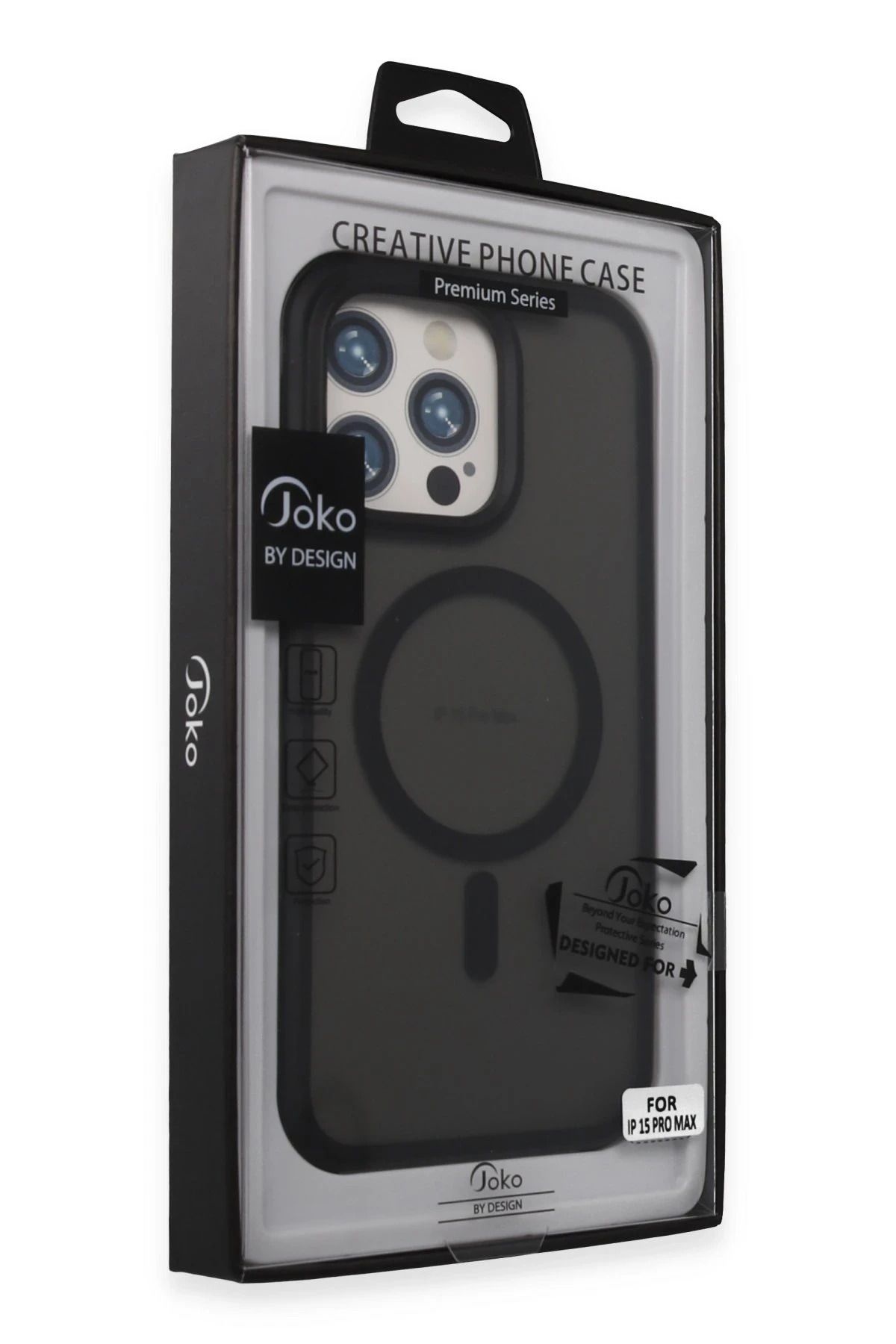 Joko iPhone 15 Toras Airbag Magsafe Kapak - Siyah SVLRS