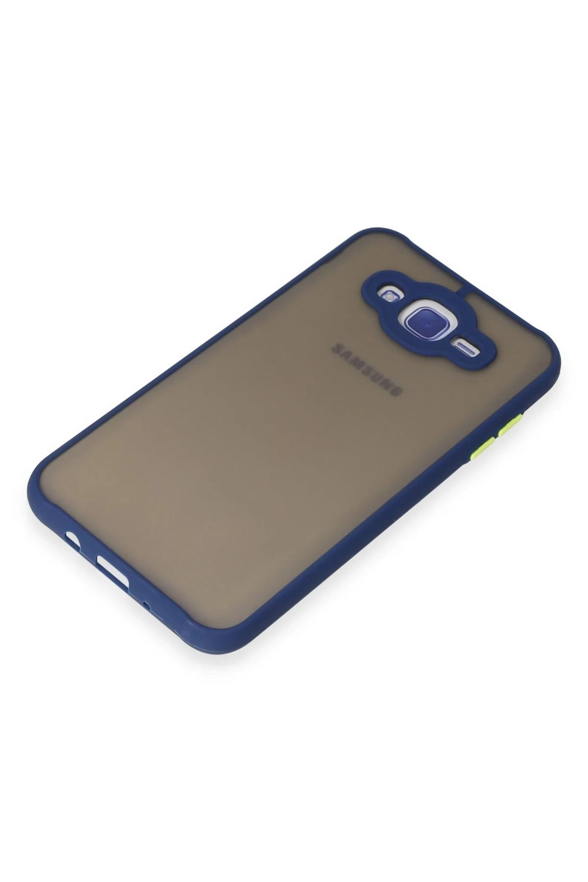 NewFace Samsung Galaxy J7 Kılıf Montreal Silikon Kapak - Lacivert NRMSA