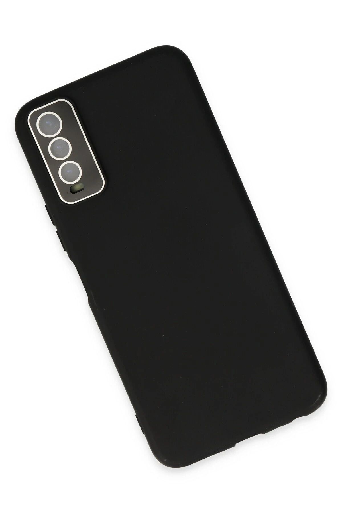 NewFace Vivo Y11S Kılıf Lansman Glass Kapak - Siyah SVLRS