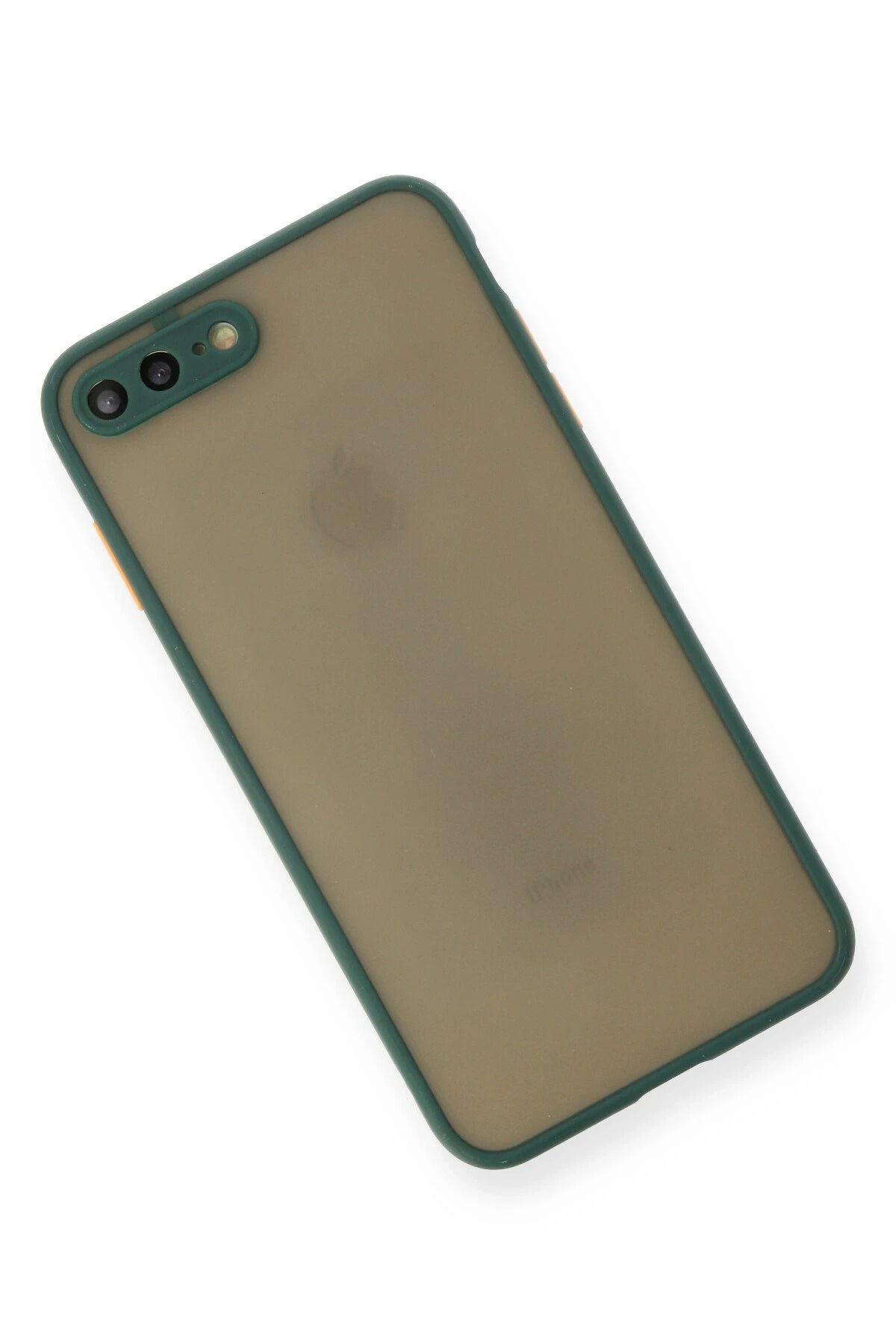 NewFace iPhone 7 Plus Kılıf Montreal Silikon Kapak - Yeşil NRMSA