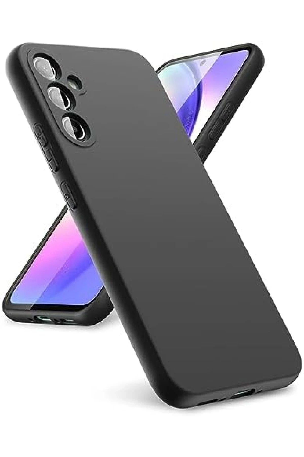 NewFace Samsung Galaxy A24 4G Kılıf First Silikon - Siyah SVLRS