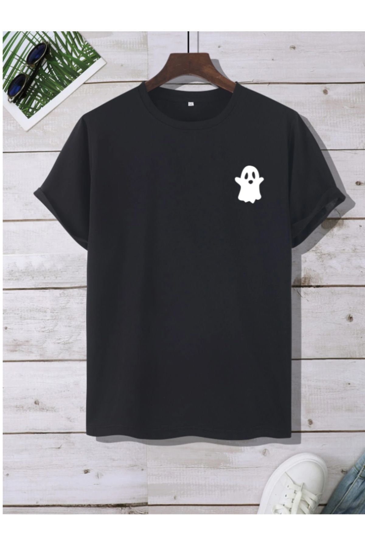 Giyce Unisex Hayalet Baskılı T-Shirt