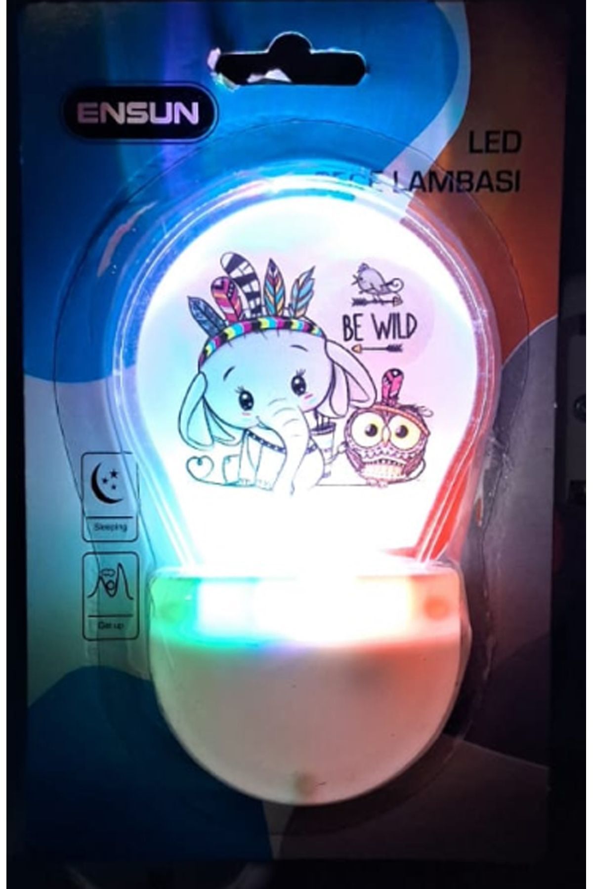 ENSUN FİGÜRLÜ RENKLİ GECE LAMBASI