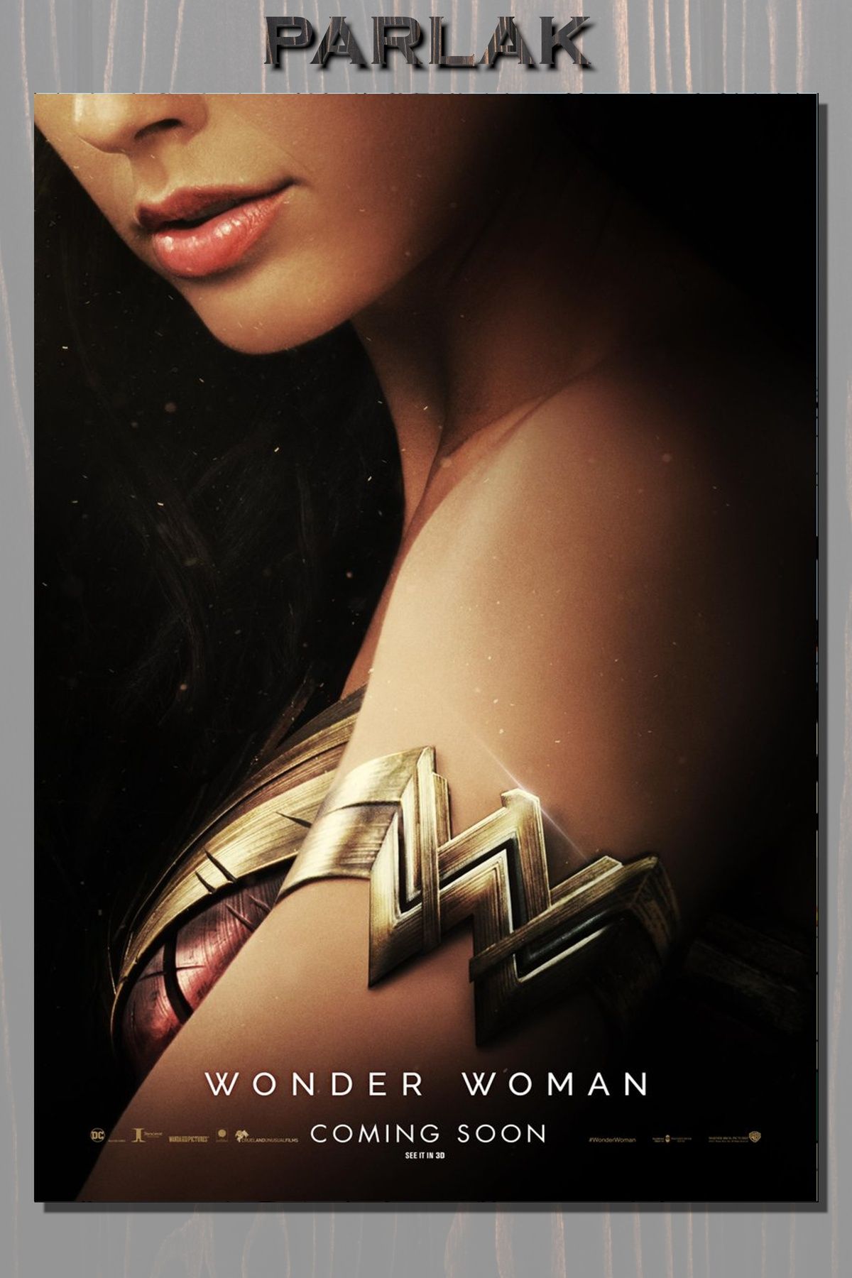 CALLWOOD Wonder Woman Çerçevesiz FilmTablo,Poster - Duvar Kağıdı Yüksek Kaliteli Baskı