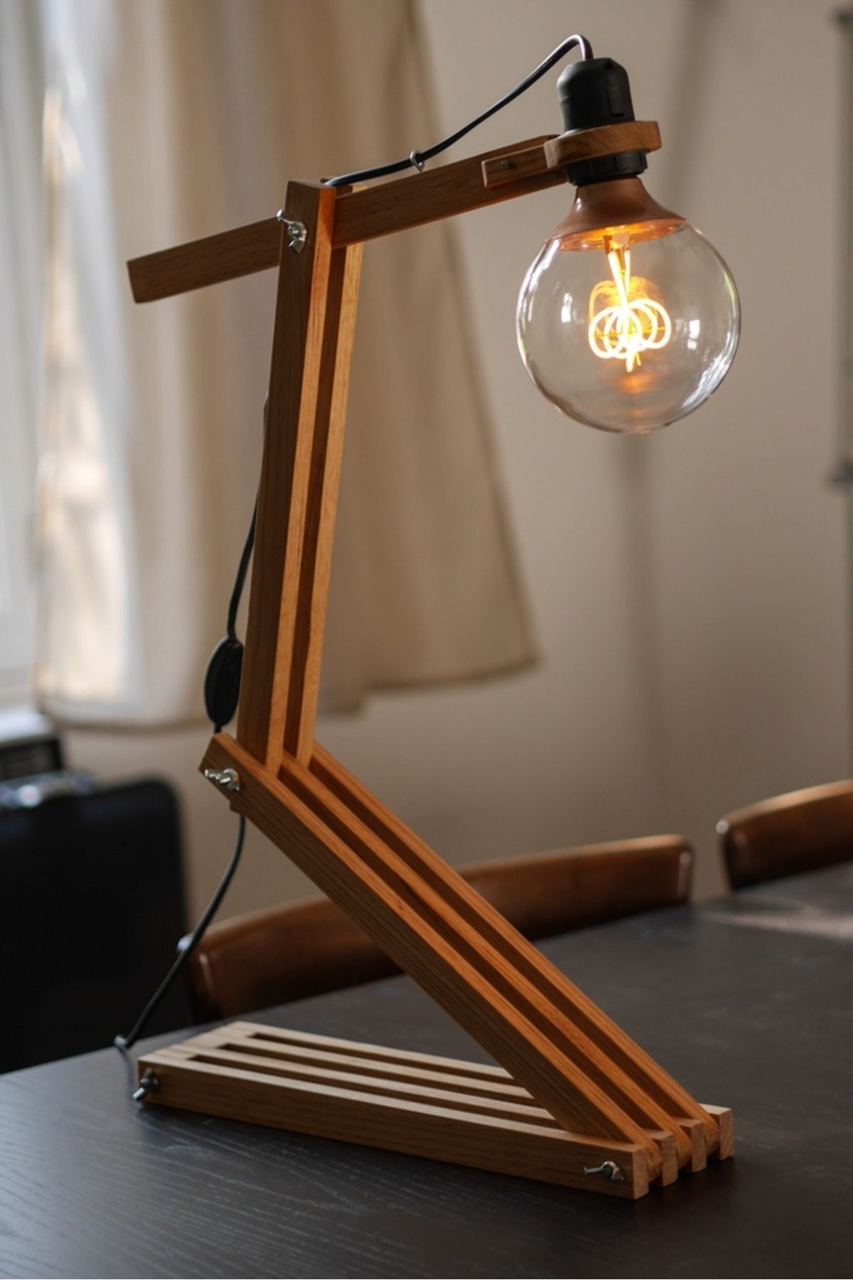 inva concept Mukan Ahşap Masa Lambası - Minimalist Tasarım