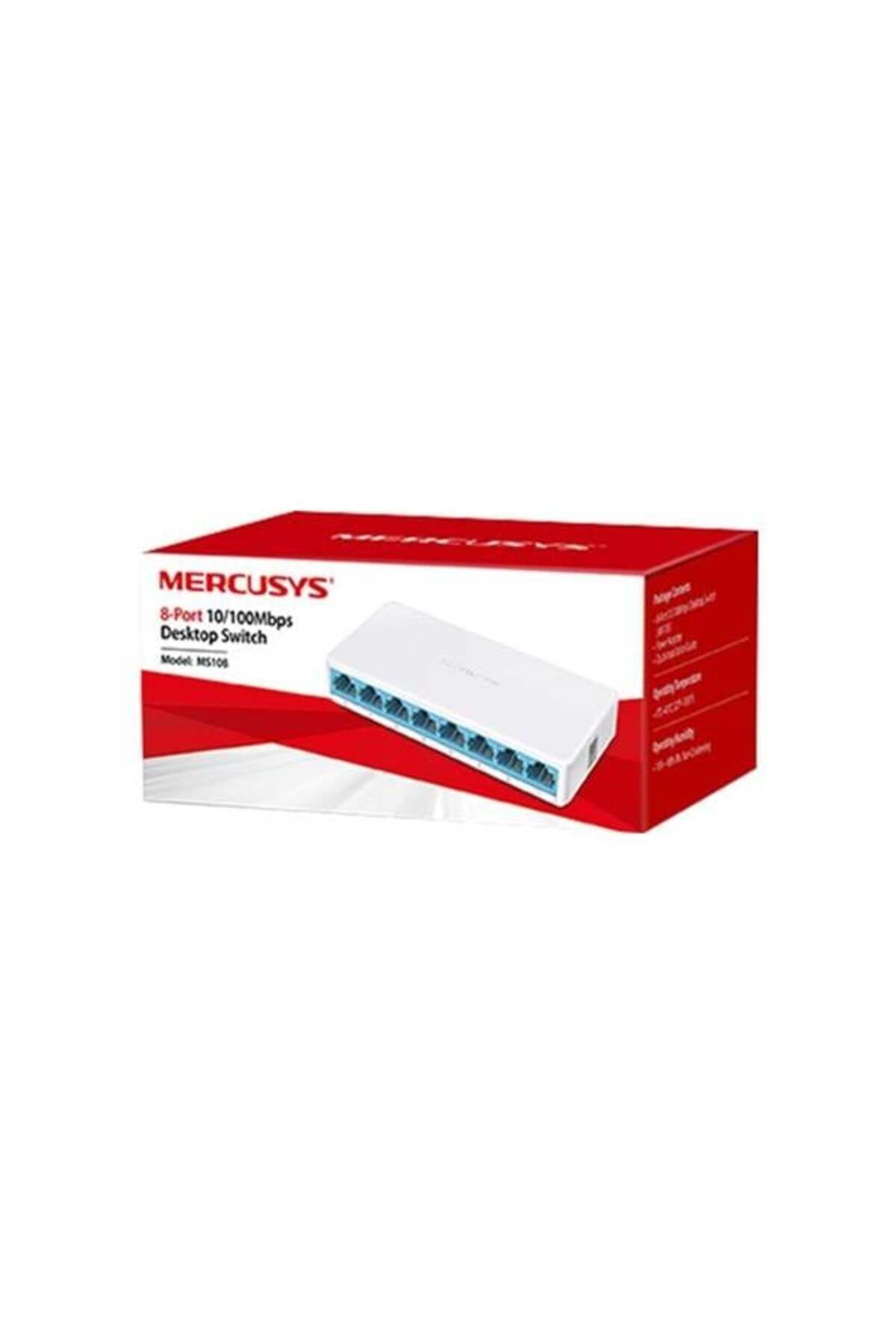 BYR Fırsat Byr Mercusys Ms108 10/100 Mbps 8 Port Ethernet Switch Yeni