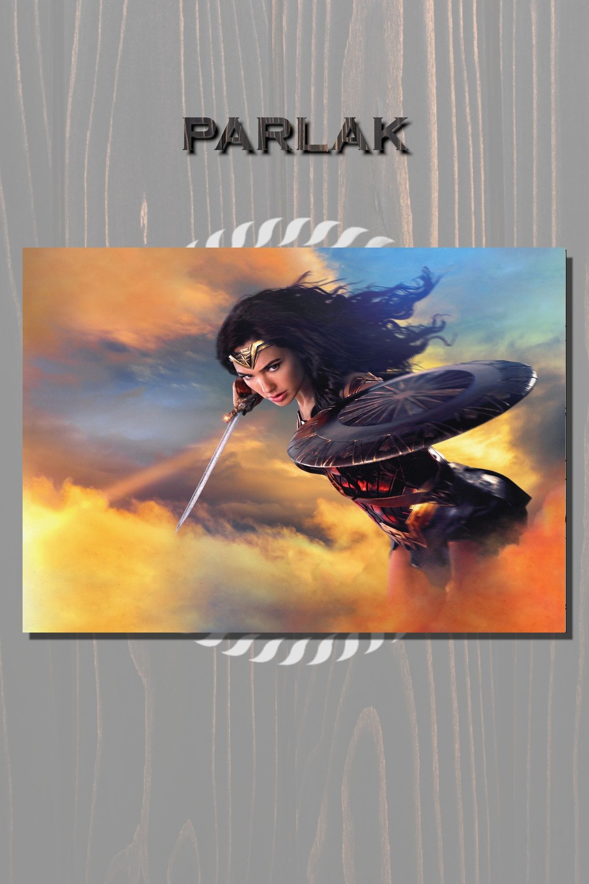 CALLWOOD Wonder Woman Çerçevesiz FilmTablo,Poster - Duvar Kağıdı Yüksek Kaliteli Baskı
