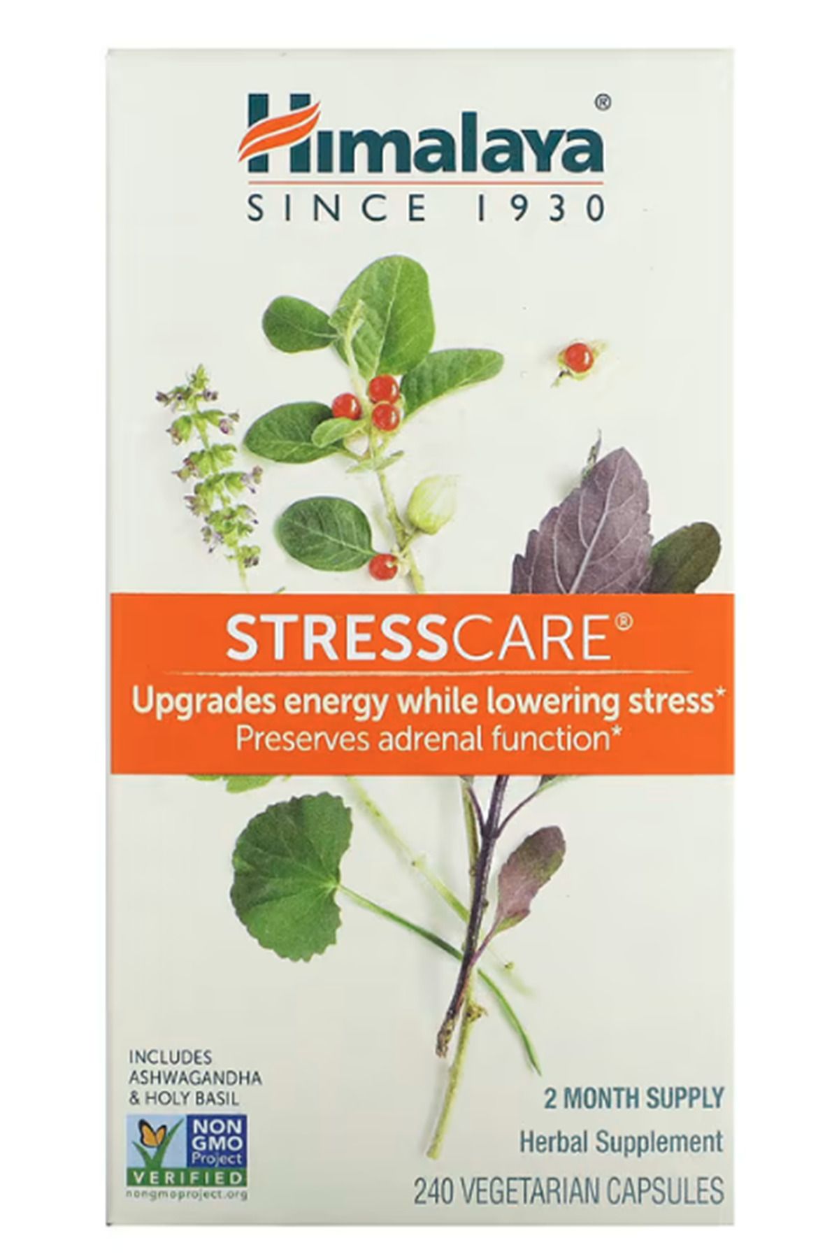 Himalaya , StressCare®, 240 Vegetarian Capsules.Abd Menşei