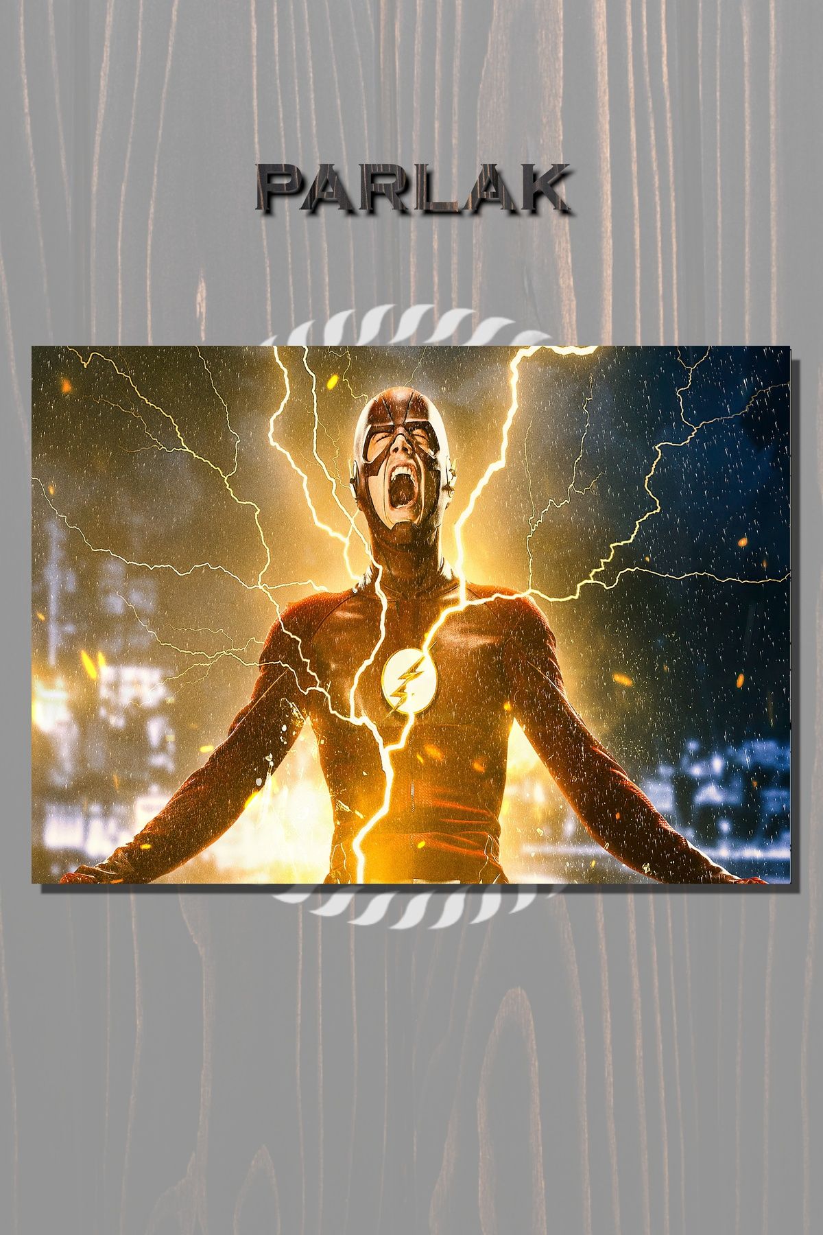 CALLWOOD The Flash Çerçevesiz Dizi Tablo,Poster - Duvar Kağıdı Yüksek Kaliteli Baskı
