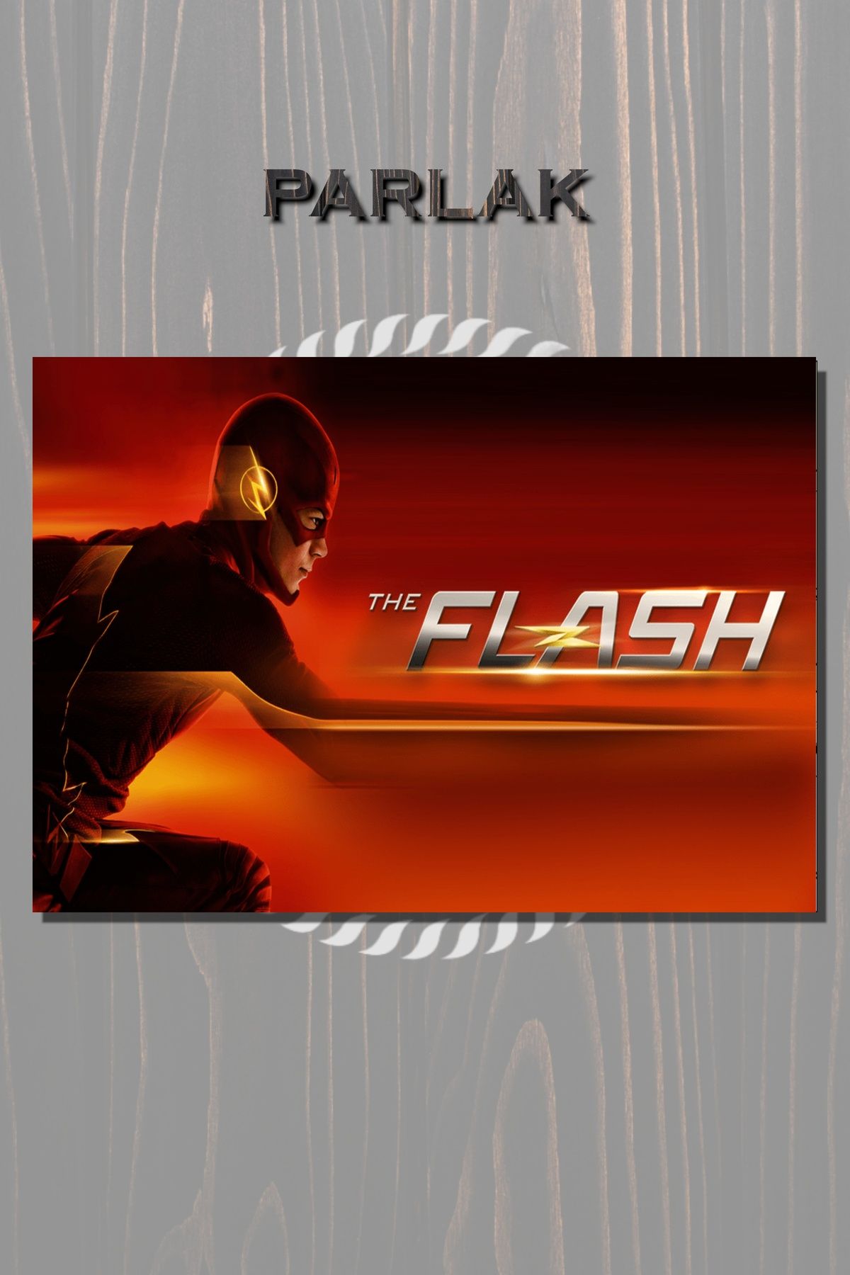 CALLWOOD The Flash Çerçevesiz Dizi Tablo,Poster - Duvar Kağıdı Yüksek Kaliteli Baskı