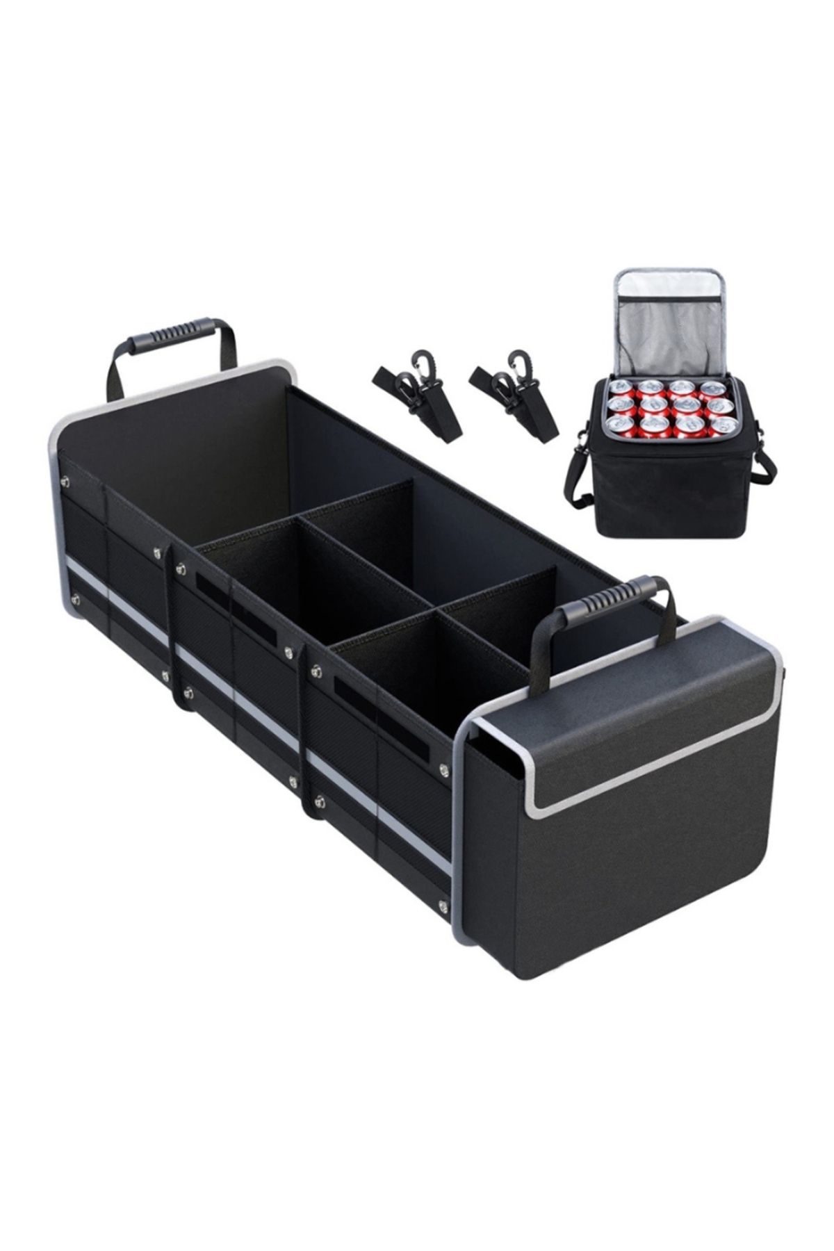 OEM Organizator Potbagaj, Carry More, Panza Oxford Impermeabila, Negru - One Size