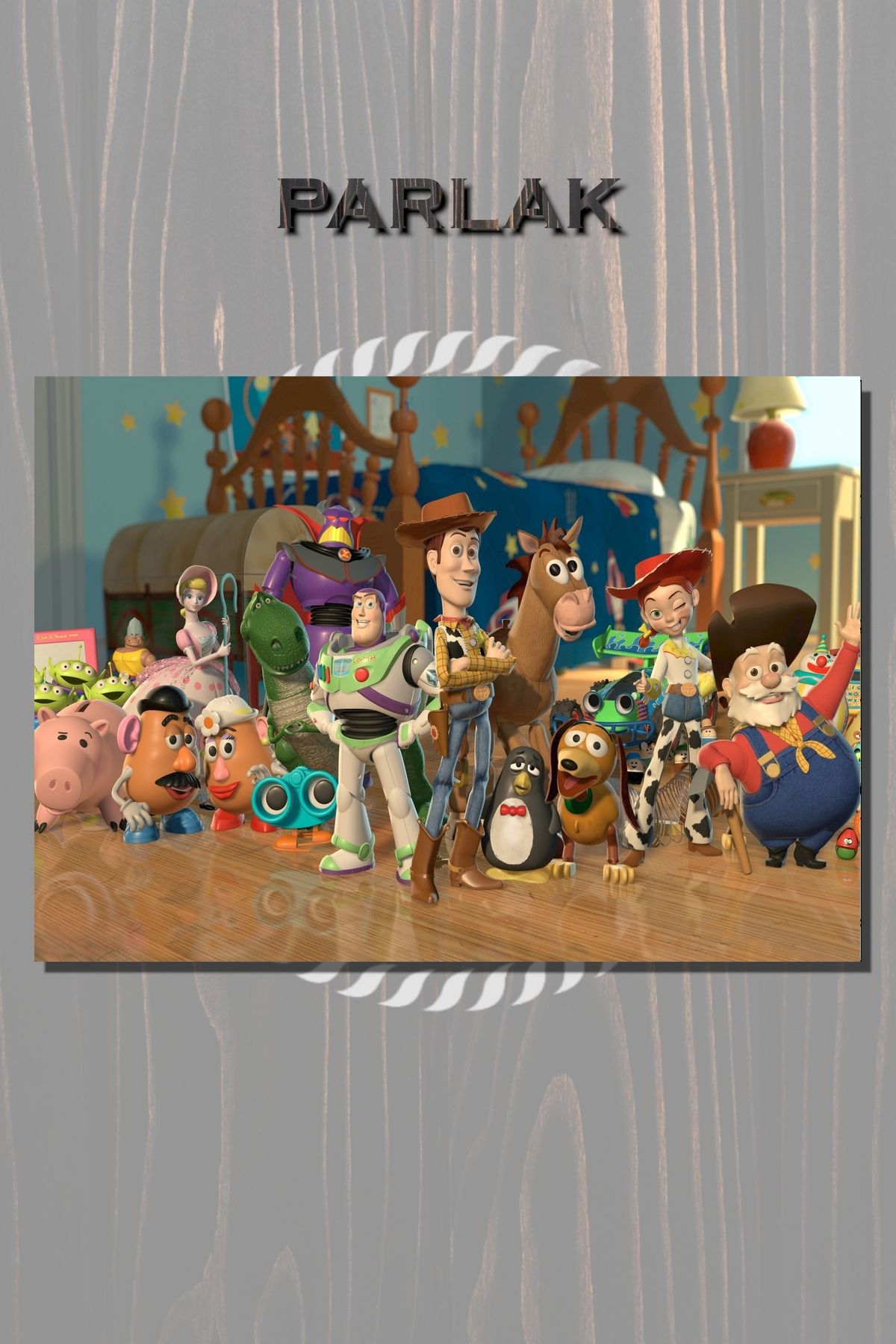 CALLWOOD Toy Story, Oyuncak Hikayesi Çerçevesiz Film Tablo,Poster - Duvar Kağıdı Yüksek Kaliteli Baskı