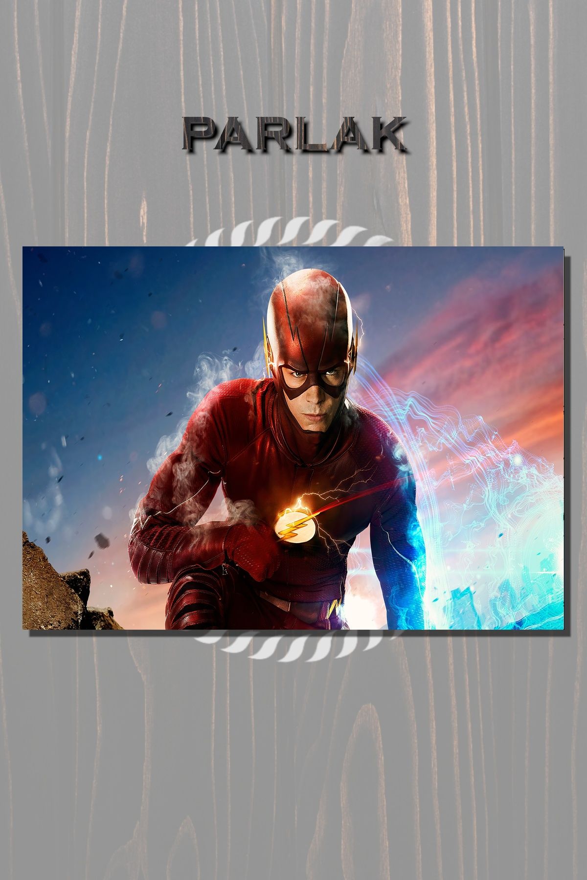 CALLWOOD The Flash Çerçevesiz Dizi Tablo,Poster - Duvar Kağıdı Yüksek Kaliteli Baskı