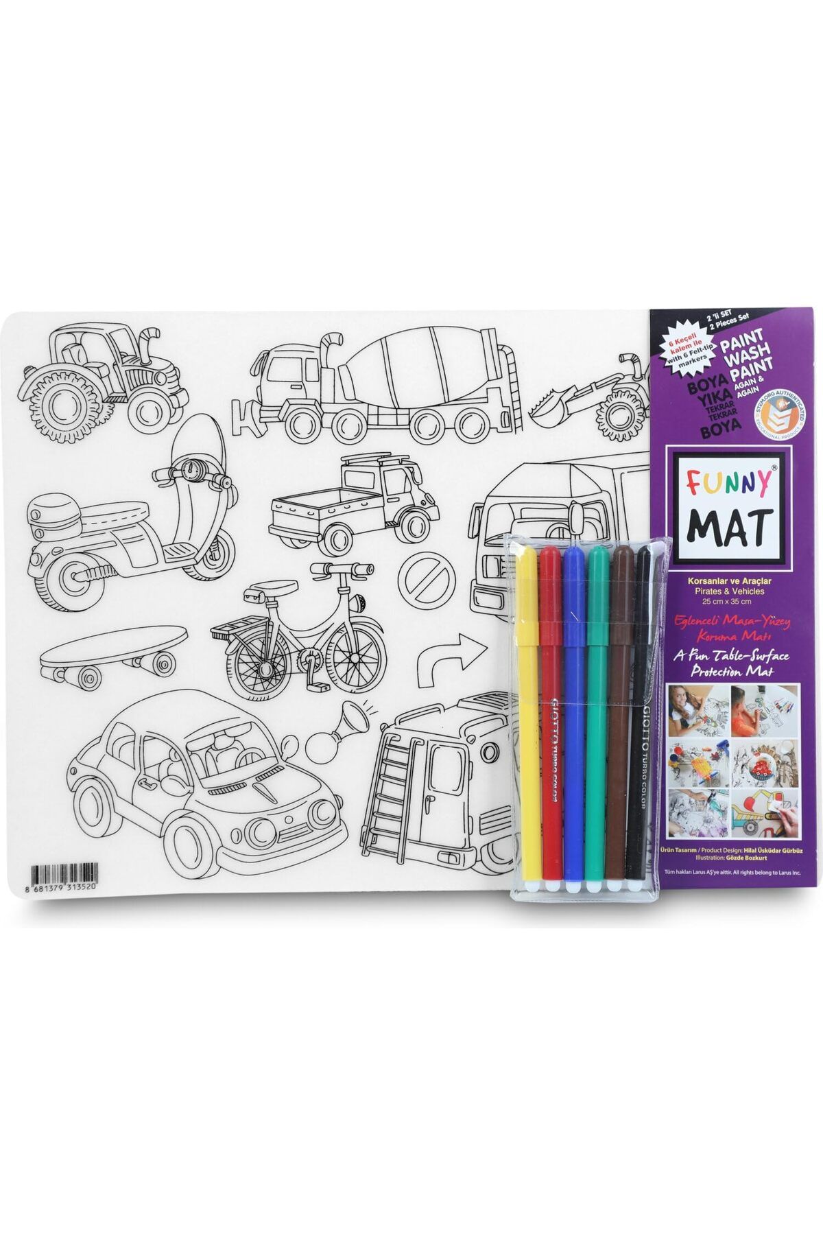 STOREMAX htpshopmx Mat Korsanlar & Araçlar, 25X35Cm, 6'Lı Kalem str http 1092444