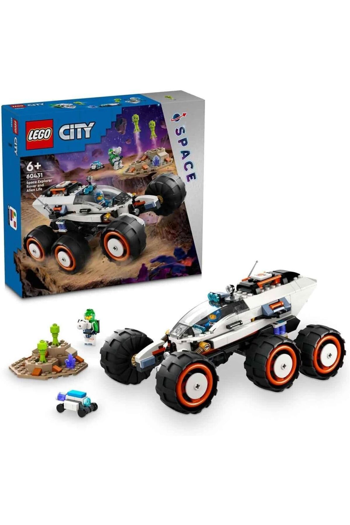 STOREMAX lvnmblya City Uzay Keşif Robotu ve Uzaylı Canlı 60431-6 Yaş ve Üzeri Kız ve Erkek Çocukları