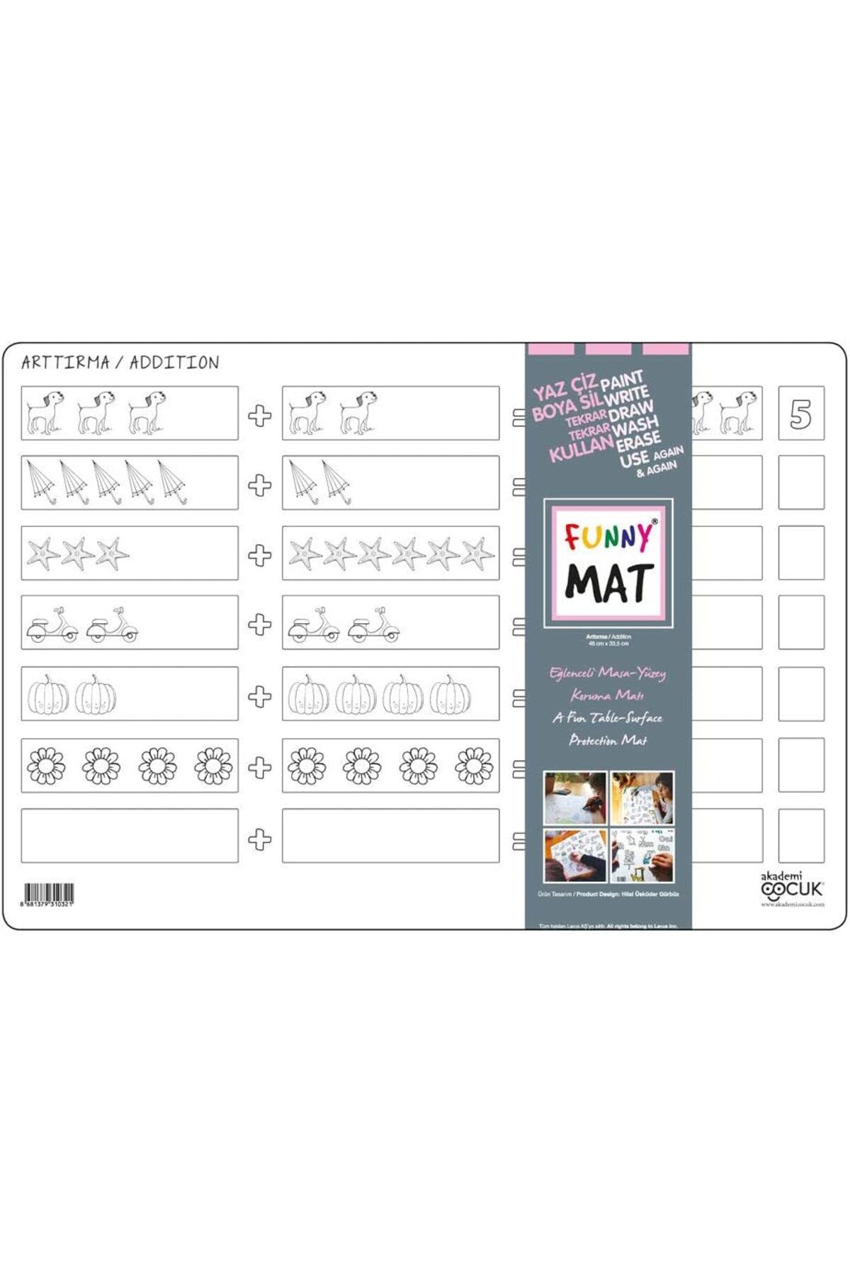 STOREMAX ysstorex Çocuk Funny Mat - Arttırma StarColxlection 655141