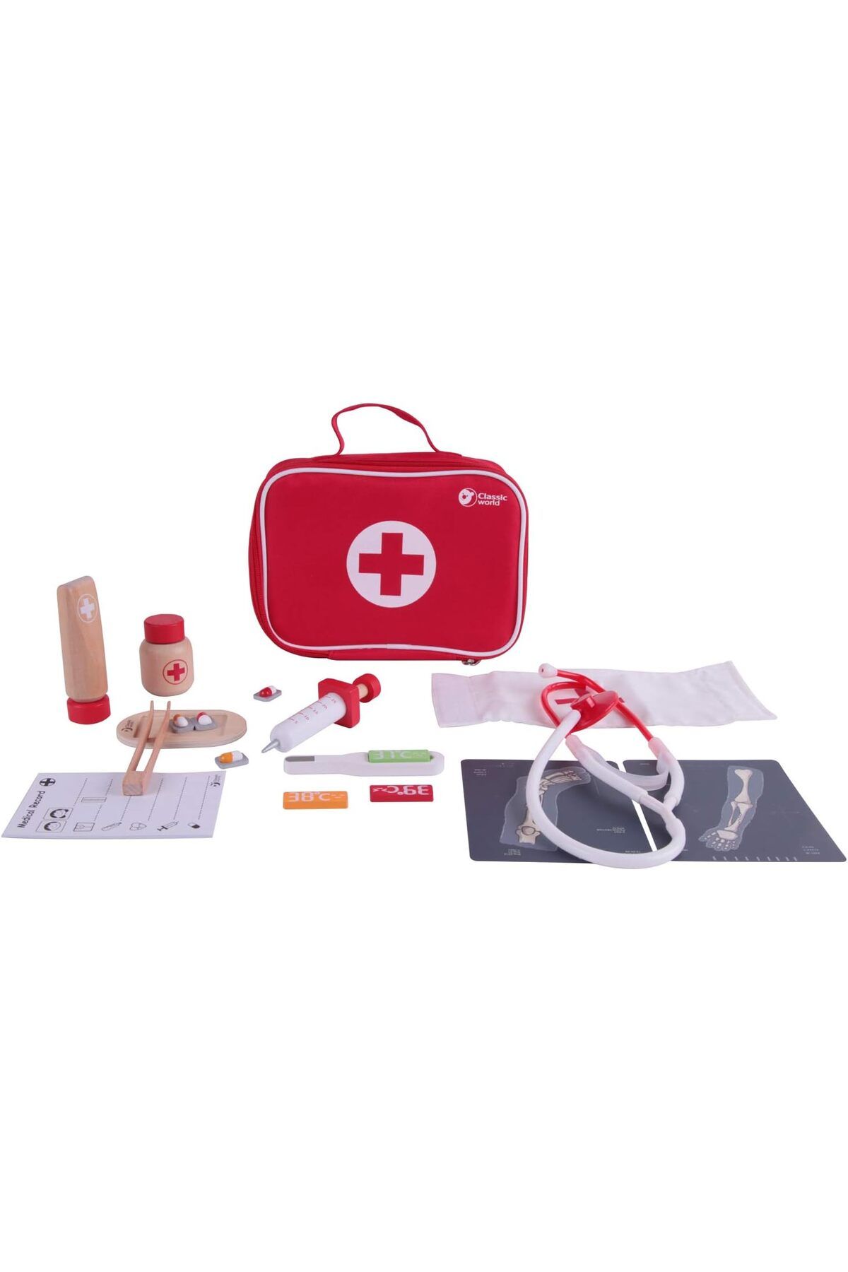 STOREMAX World 54419 Ahşap Doktor Seti, Çok renkli StarColxlection 655141