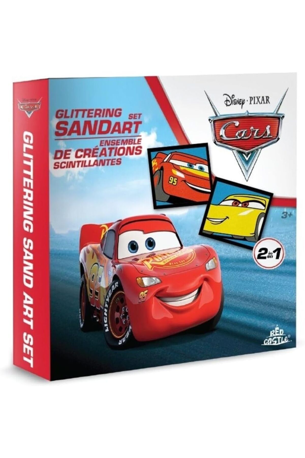 STOREMAX Castle Eğitici Ve Eğlenceli Cars Kum Boyama Seti- Mbk-11