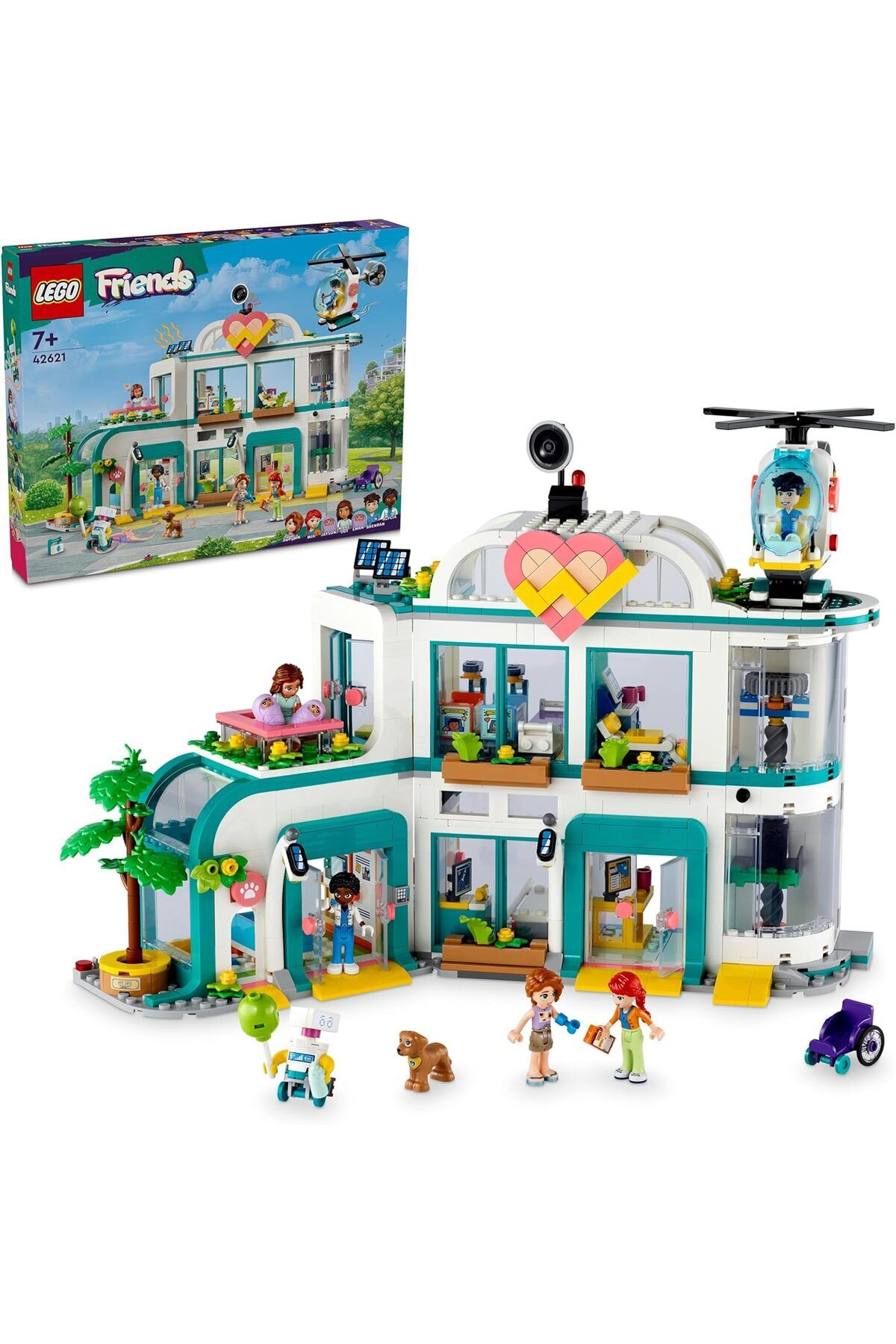STOREMAX nffastore Friends Heartlake City Hastanesi 42621-7 Yaş ve Üzeri Çocuklar için Helikopter Modeli