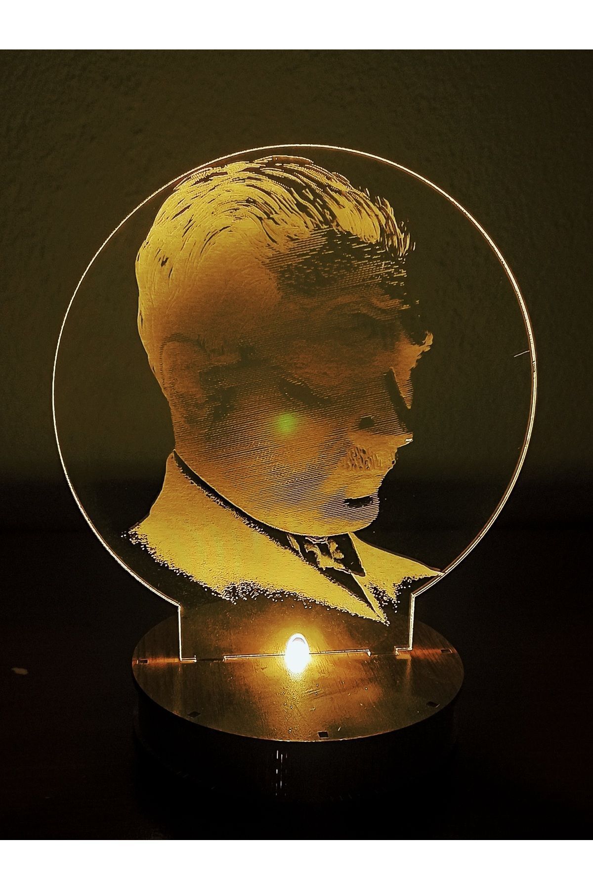 Misspergamon ATATÜRK 3D AKRİLİK LED GECE LAMBASI