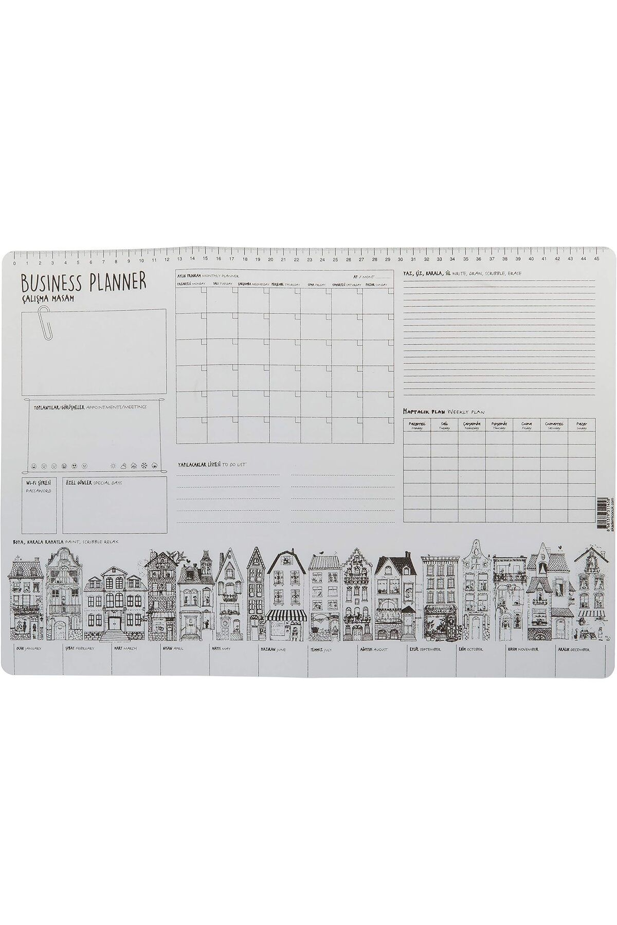 STOREMAX daliashops Çocuk Funny Mat Çalışma Masam Business Planer Küçük Boy Star Collection 542167