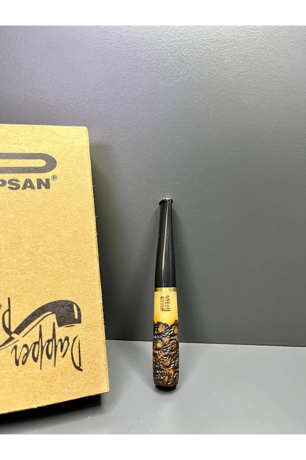Pipsan Hakiki Gül Ağacı 7 mm(Slender) Premium Sigara Ağızlığı